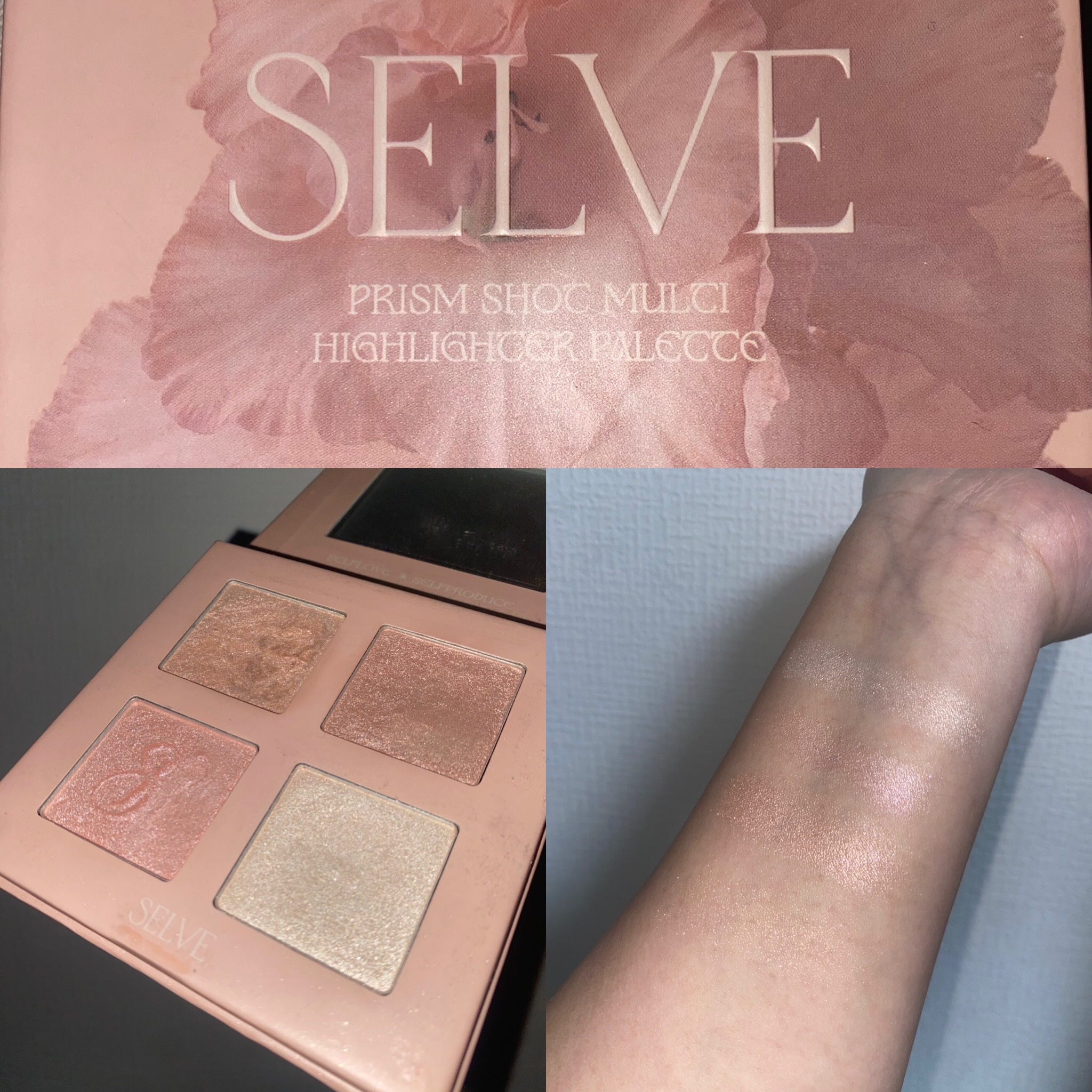 プリズムショットマルチハイライトパレット/SELVE/パウダーハイライトを使ったクチコミ（1枚目）