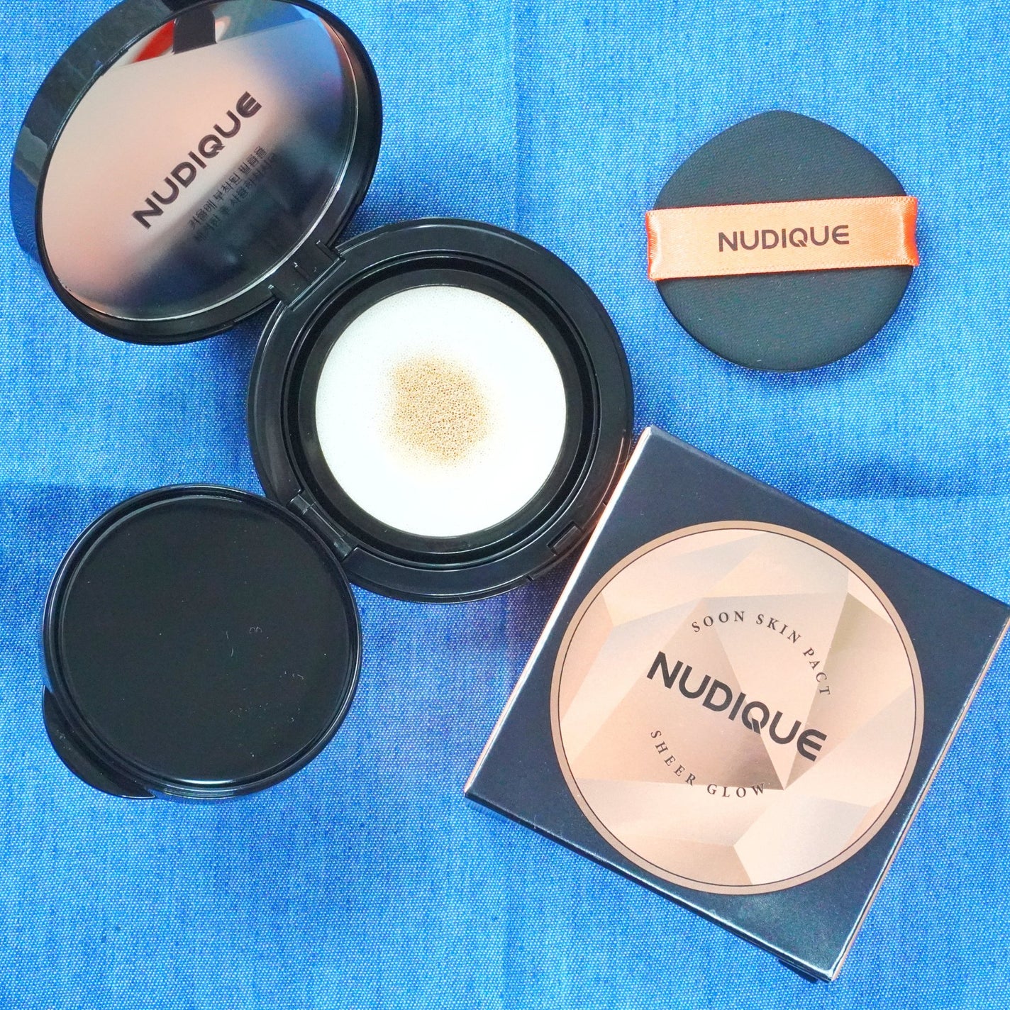 グロウクッションファンデーション/NUDIQUE/クッションファンデーションを使ったクチコミ(2枚目)