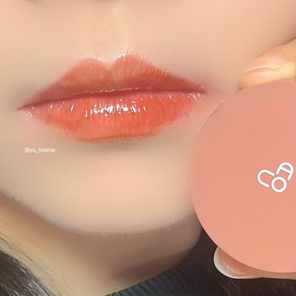 GLOWY TINT BALM/AOU/リップグロスを使ったクチコミ(3枚目)
