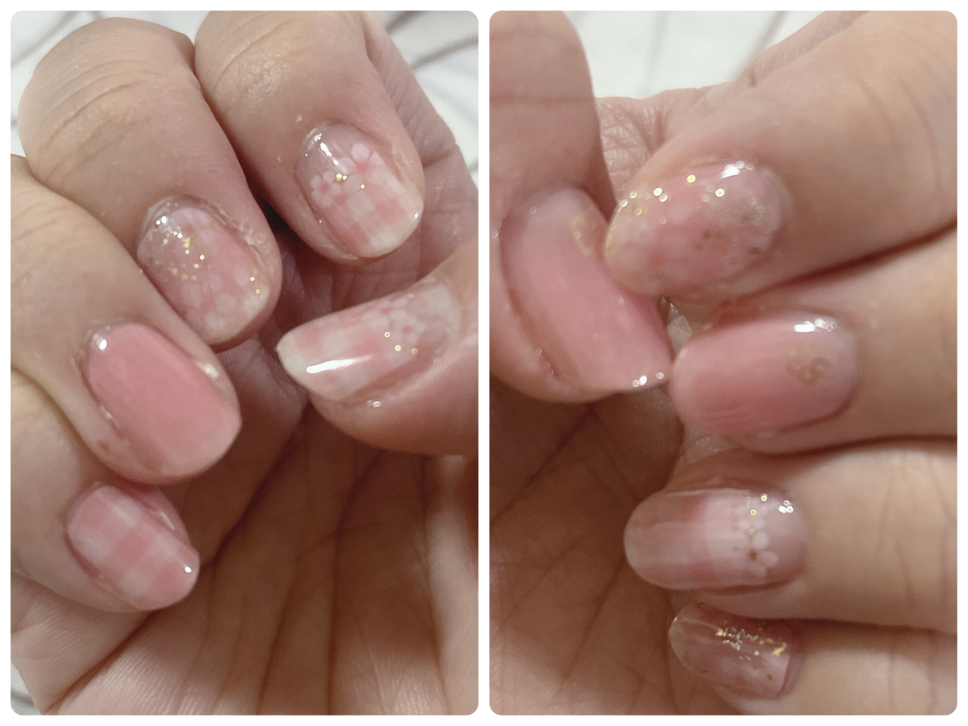 ノンワイプトップコート/セリア/ジェルネイルを使ったクチコミ（1枚目）