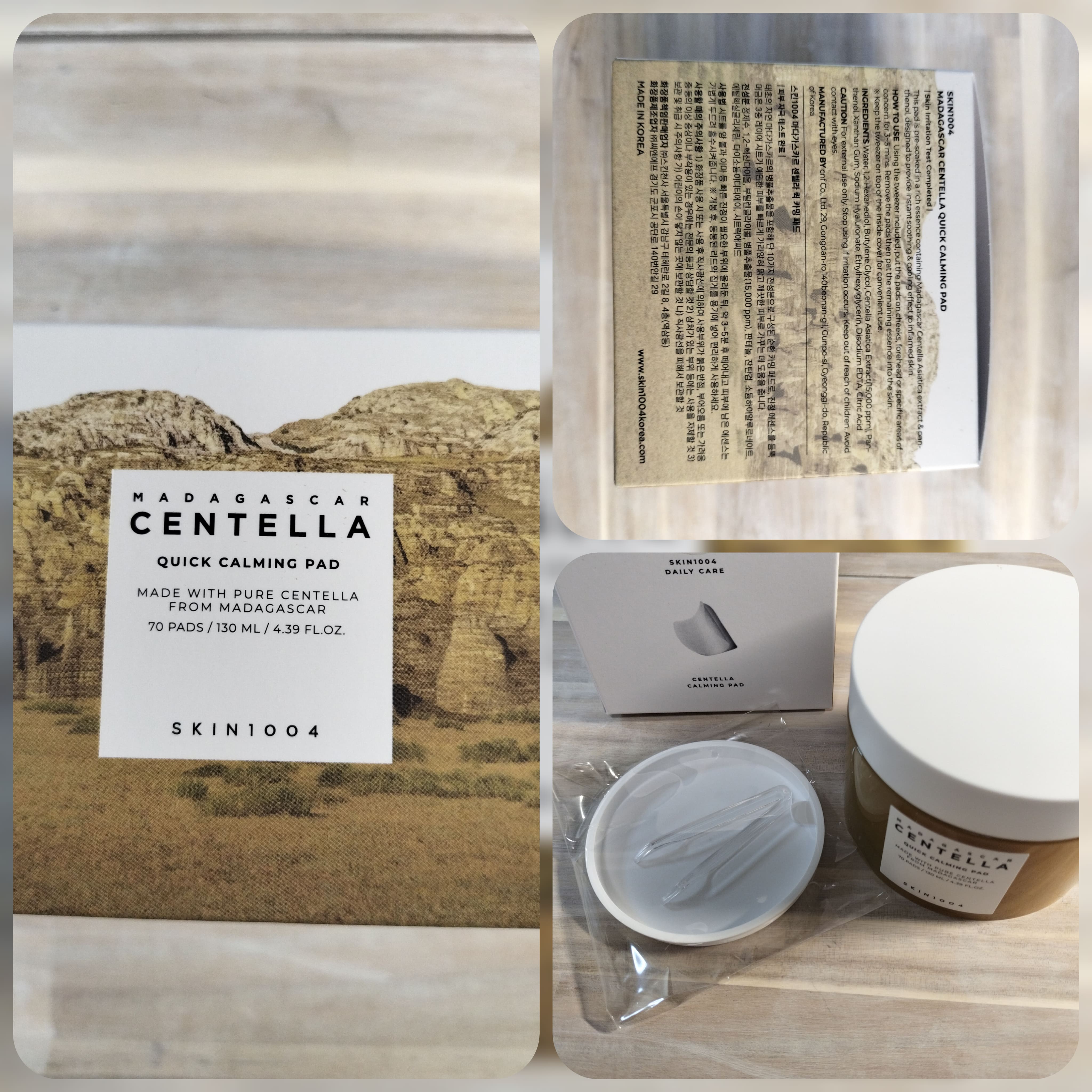 センテラ クイックカーミングパッド/SKIN1004/トナーパッドを使ったクチコミ（1枚目）