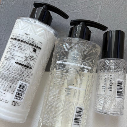 ウォーターベール モイストシャンプー/トリートメント/emplir/市販シャンプーを使ったクチコミ(4枚目)