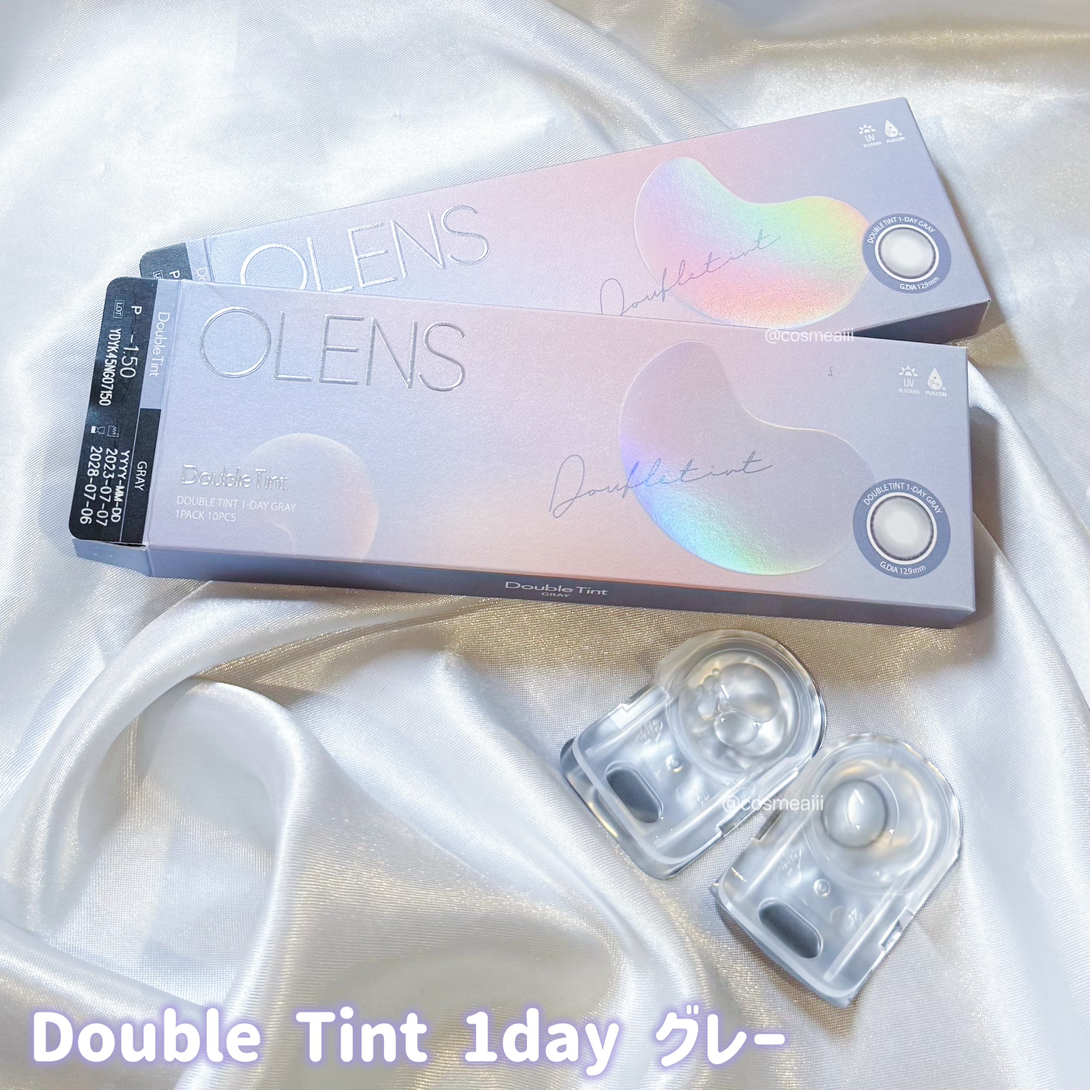 Glowy 1day/OLENS/ワンデー（１DAY）カラコンを使ったクチコミ（2枚目）