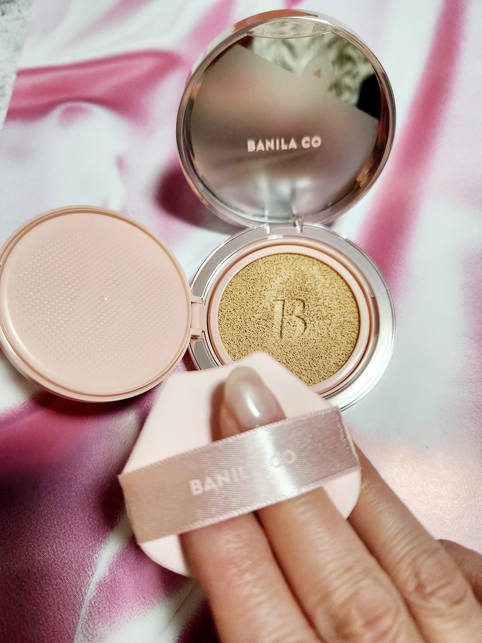 バニラコ エッセンス スキン ピンククッション/BANILA CO/クッションファンデーションを使ったクチコミ（3枚目）