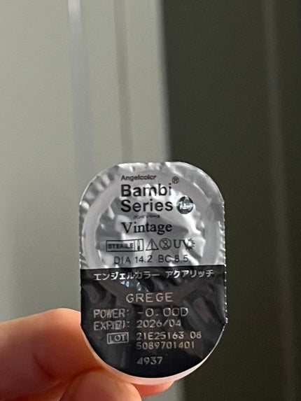 Angelcolor Bambi Series 1day スワングレー/AngelColor/ワンデー(1DAY)カラコンの画像