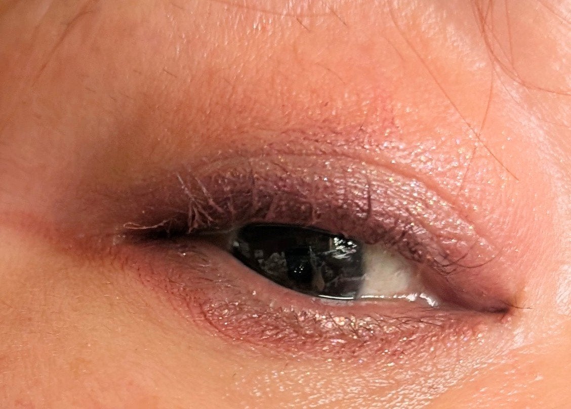 クレヨンタッチミー メタリックアイライナー/キャンドゥ/ペンシルアイライナーを使ったクチコミ(2枚目)