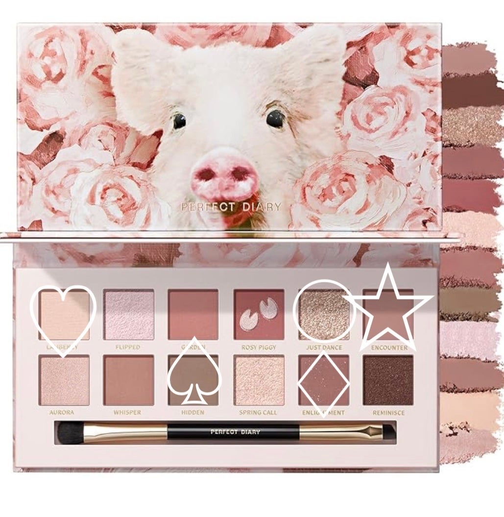 エクスプローラ12色 動物アイシャドウパレット/PERFECT DIARY/アイシャドウパレットを使ったクチコミ(2枚目)