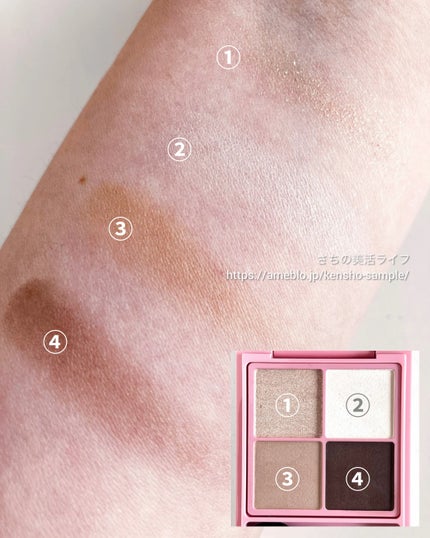 ピュアカラーアイシャドウ/ドーリーウインク/アイシャドウパレットを使ったクチコミ(4枚目)