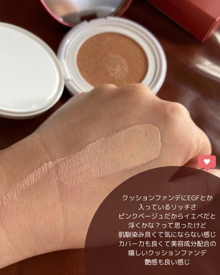 シルククッションRX/エルツティン/クッションファンデーションを使ったクチコミ(5枚目)