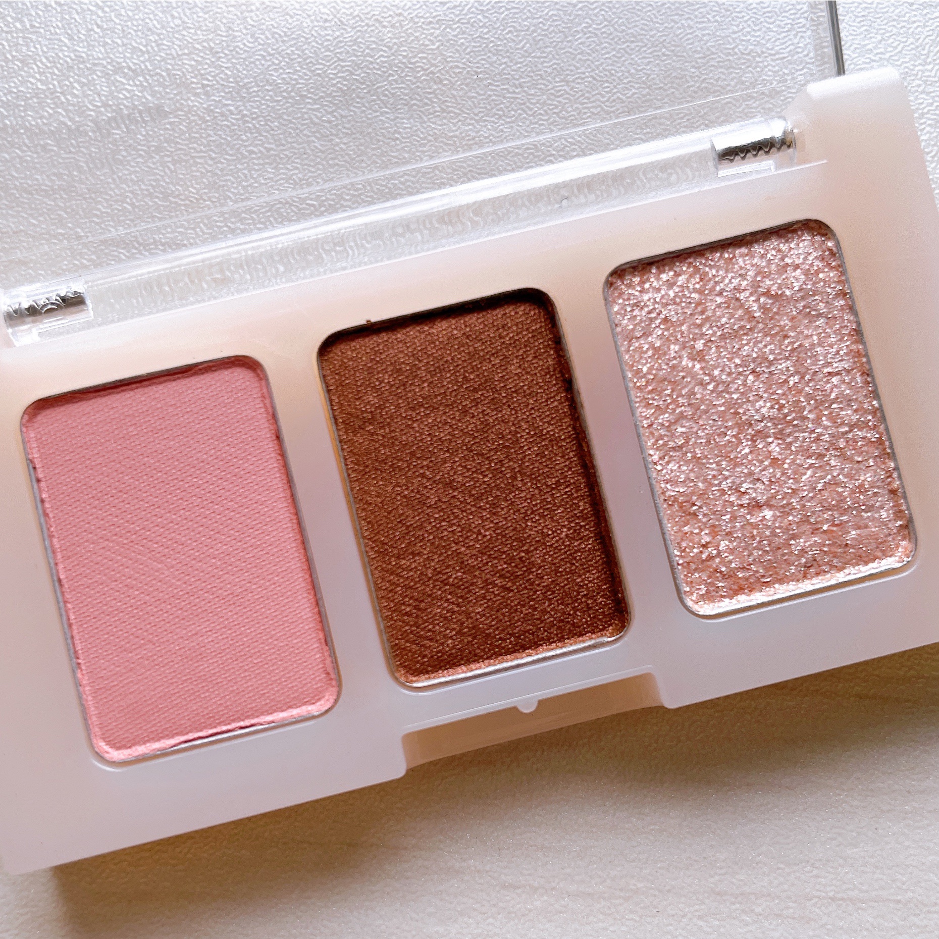 トリプルアイパレット/hana by hince/アイシャドウパレットを使ったクチコミ（2枚目）