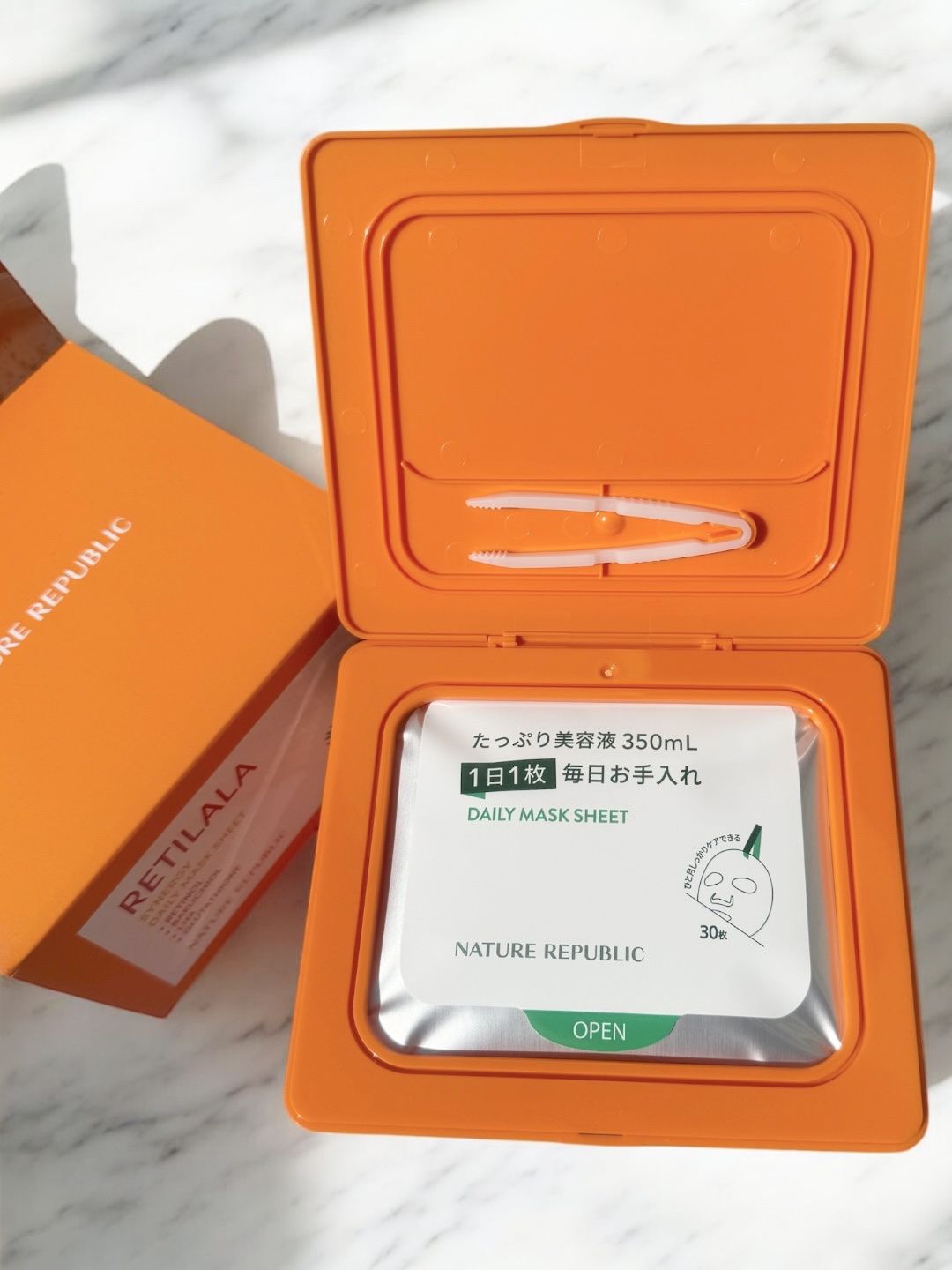 レチララ デイリーシートマスク/ネイチャーリパブリック/シートマスク・パックを使ったクチコミ（2枚目）