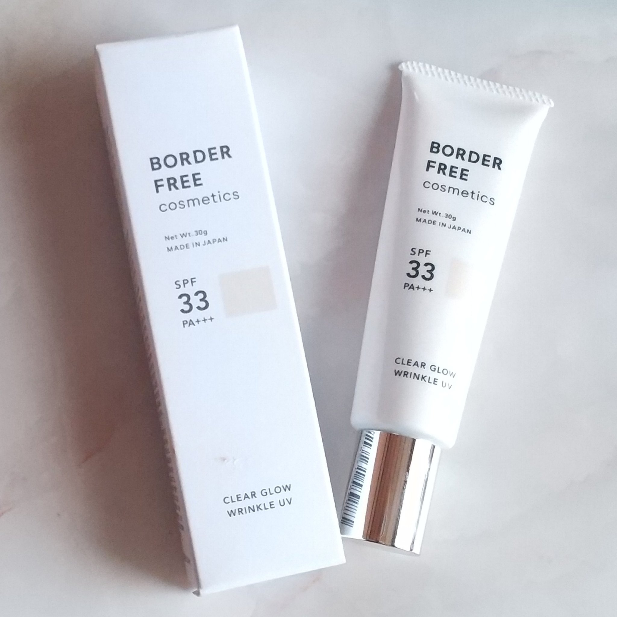 クリアグロウリンクルUV/BORDER FREE cosmetics/日焼け止め・UVケアを使ったクチコミ（1枚目）