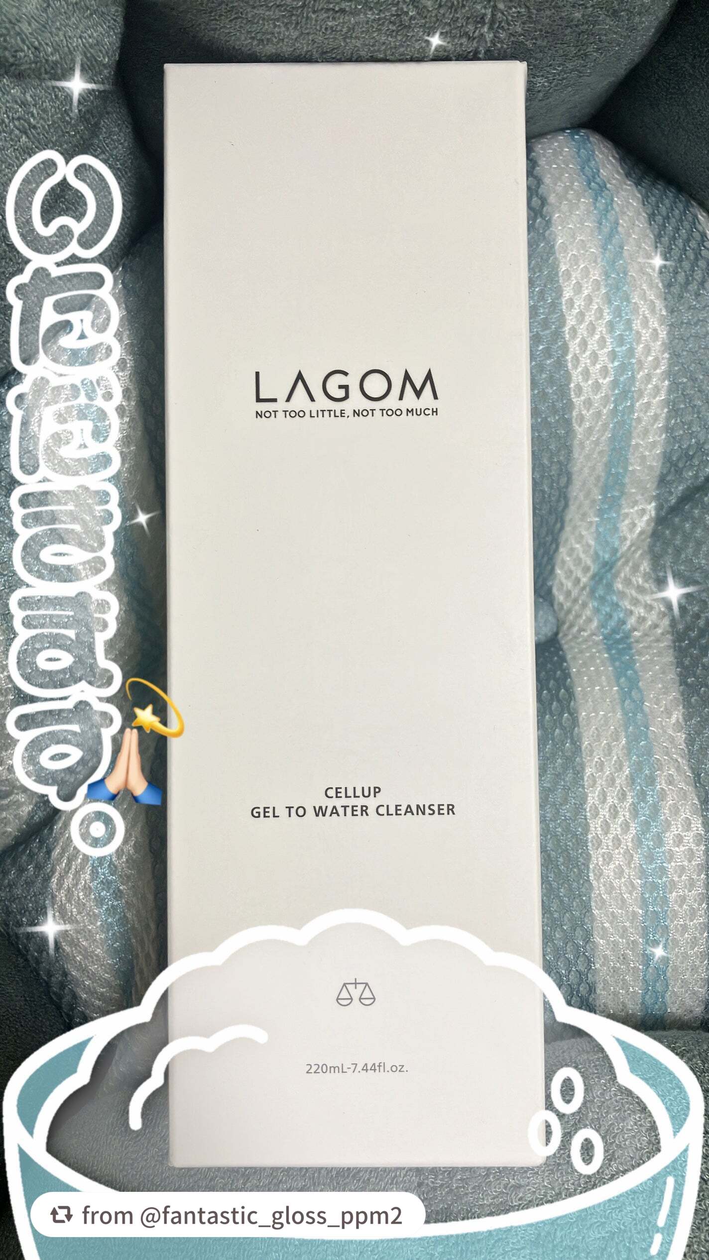 ラゴム ジェルトゥウォーター クレンザー(朝用洗顔)/LAGOM /その他洗顔料を使ったクチコミ(1枚目)