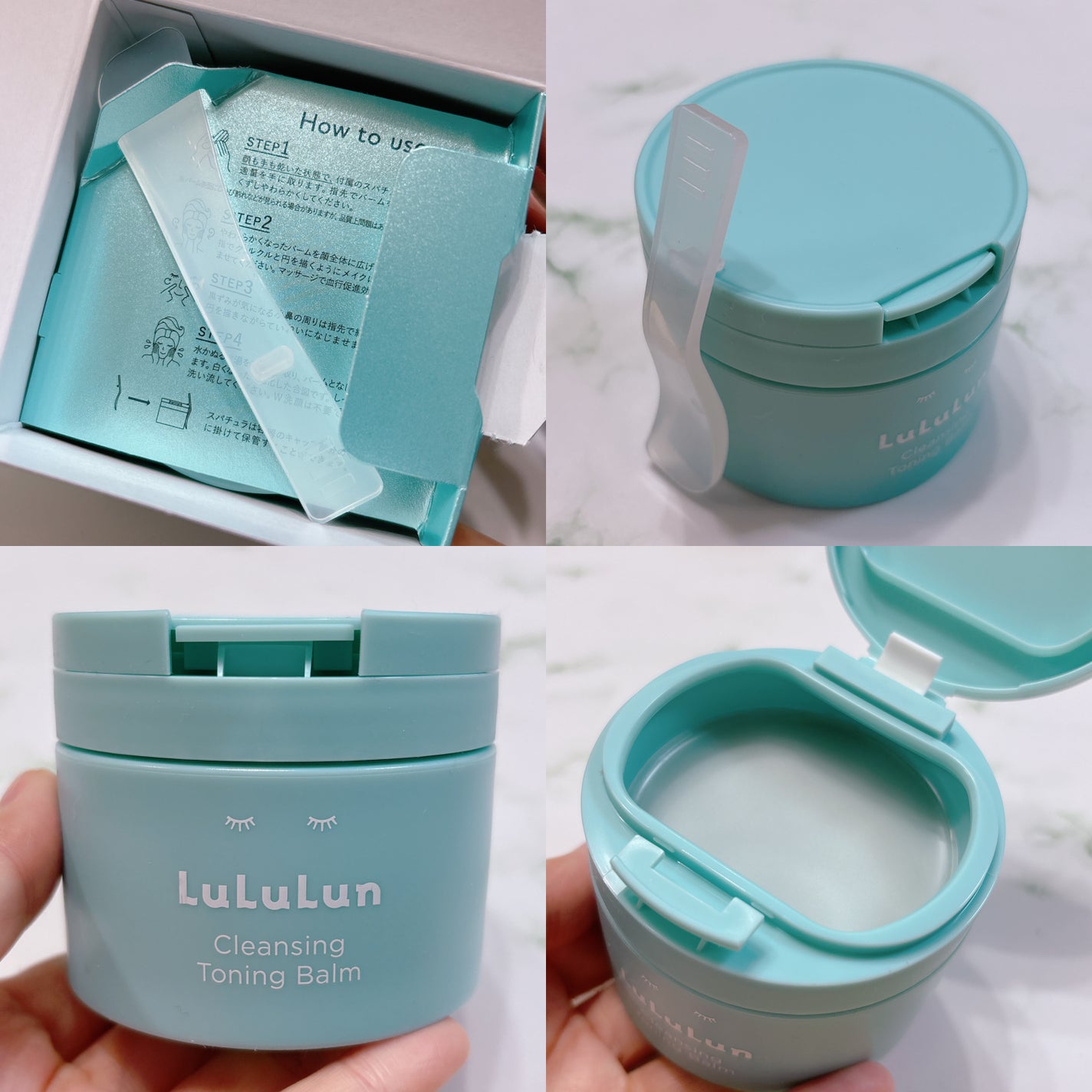 ルルルンクレンジング トーニングバーム MILD BLUE/ルルルン/クレンジングバームを使ったクチコミ(2枚目)