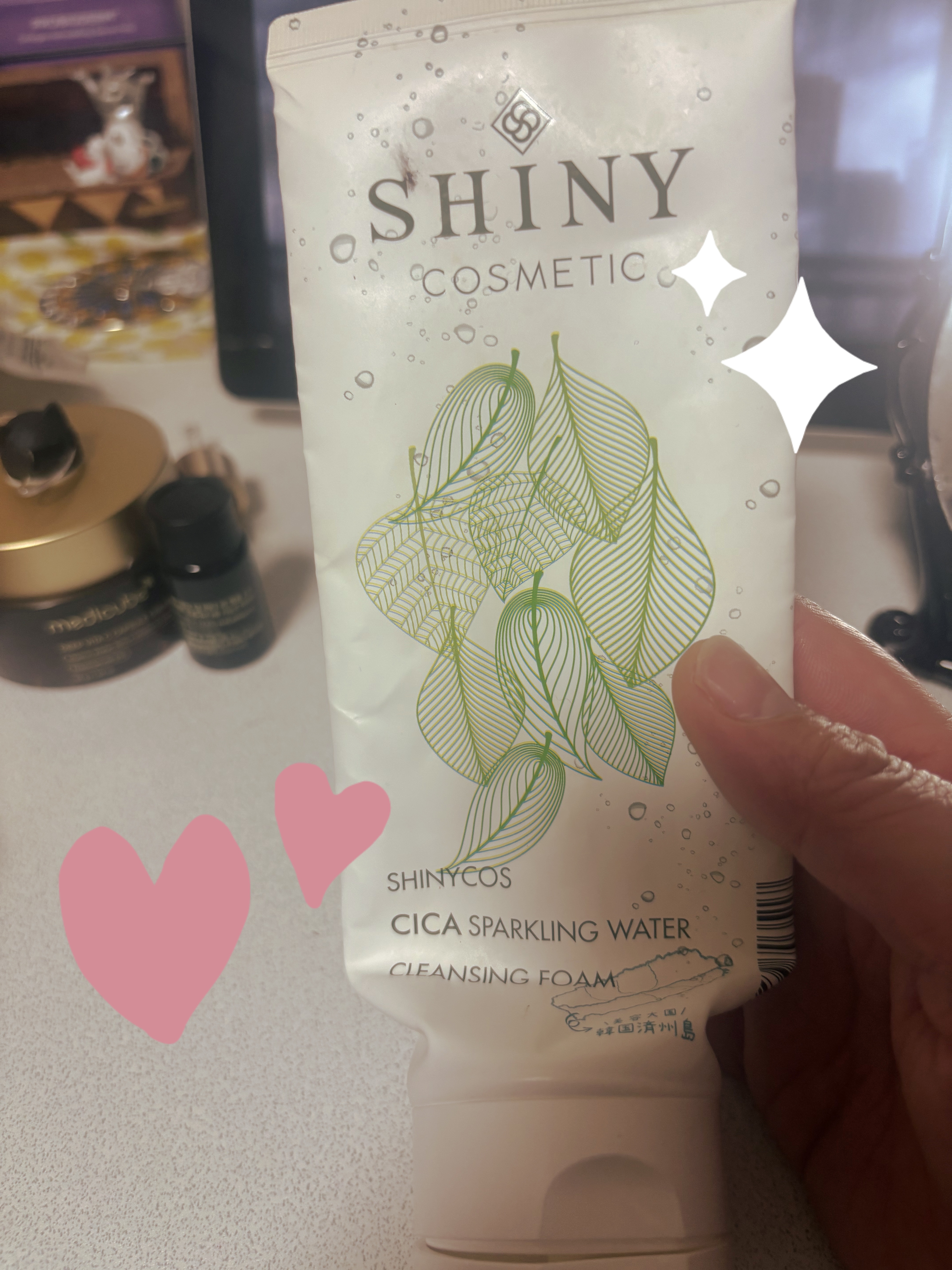 CICA SPARKLING WATER CLEANSING FORM/SHINY cosmetic/洗顔フォームを使ったクチコミ（1枚目）