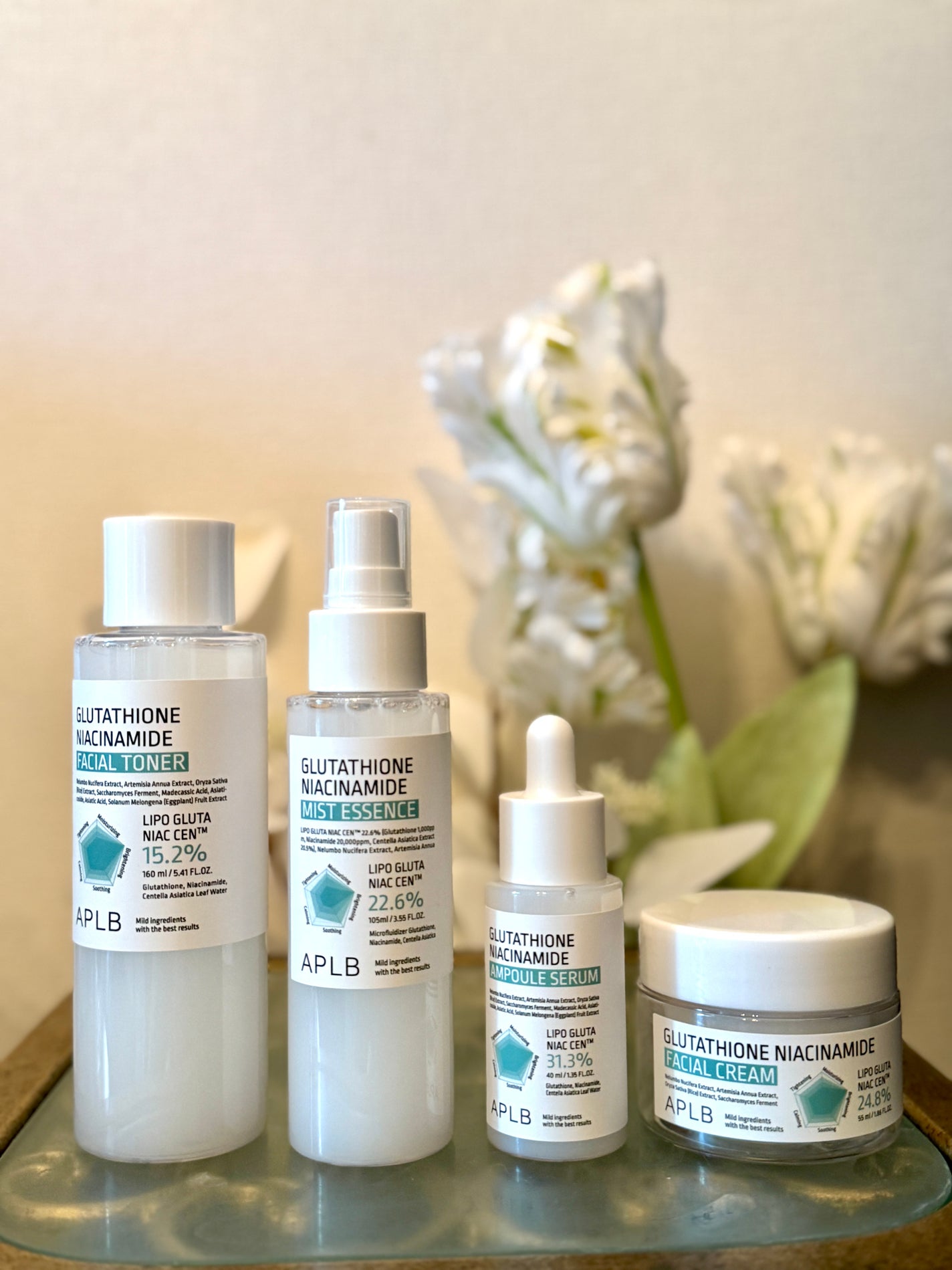 グルタチオンナイアシンアミドアンプルセラム/APLB/美容液を使ったクチコミ(1枚目)