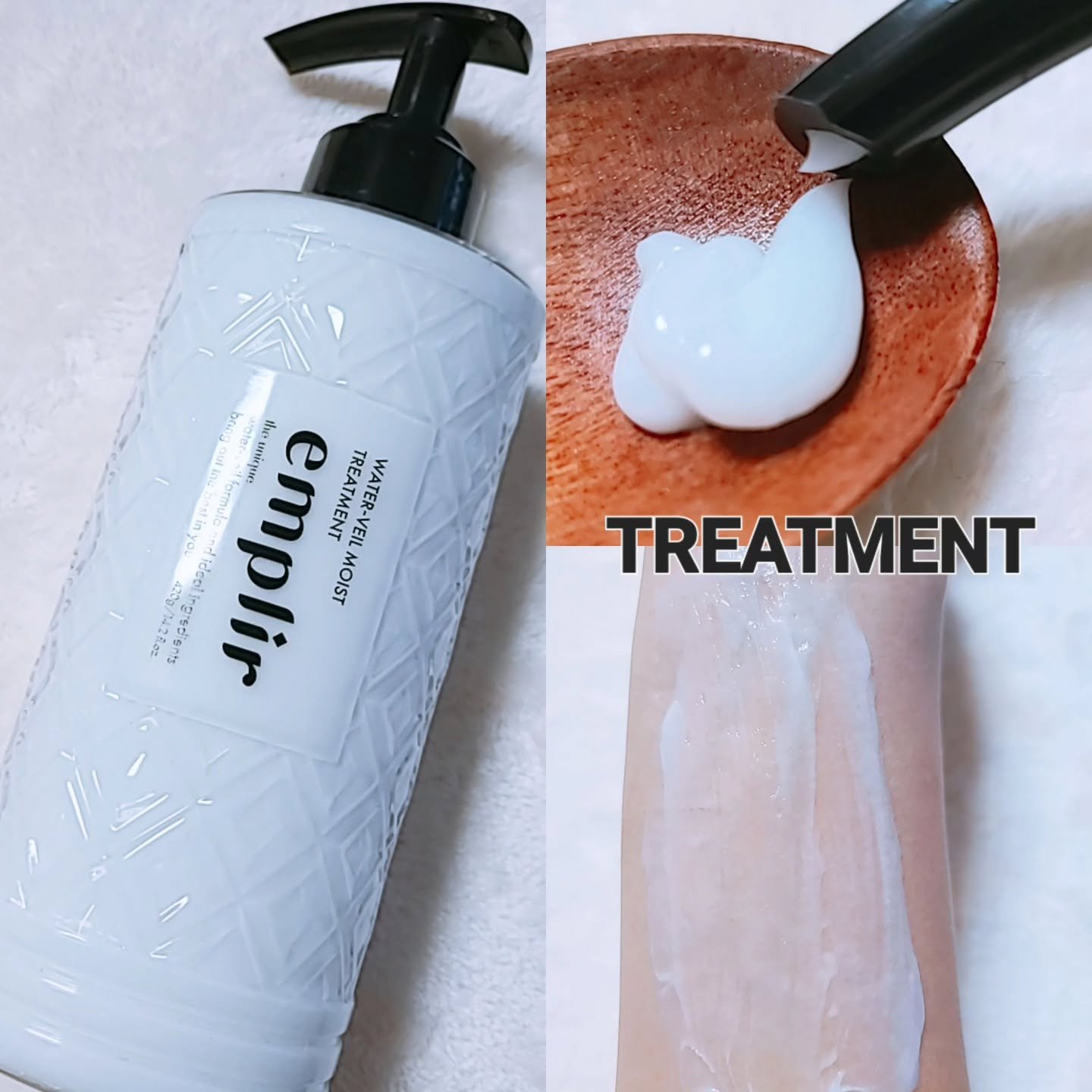 ウォーターベール　モイストシャンプー／トリートメント/emplir/市販シャンプーを使ったクチコミ（3枚目）