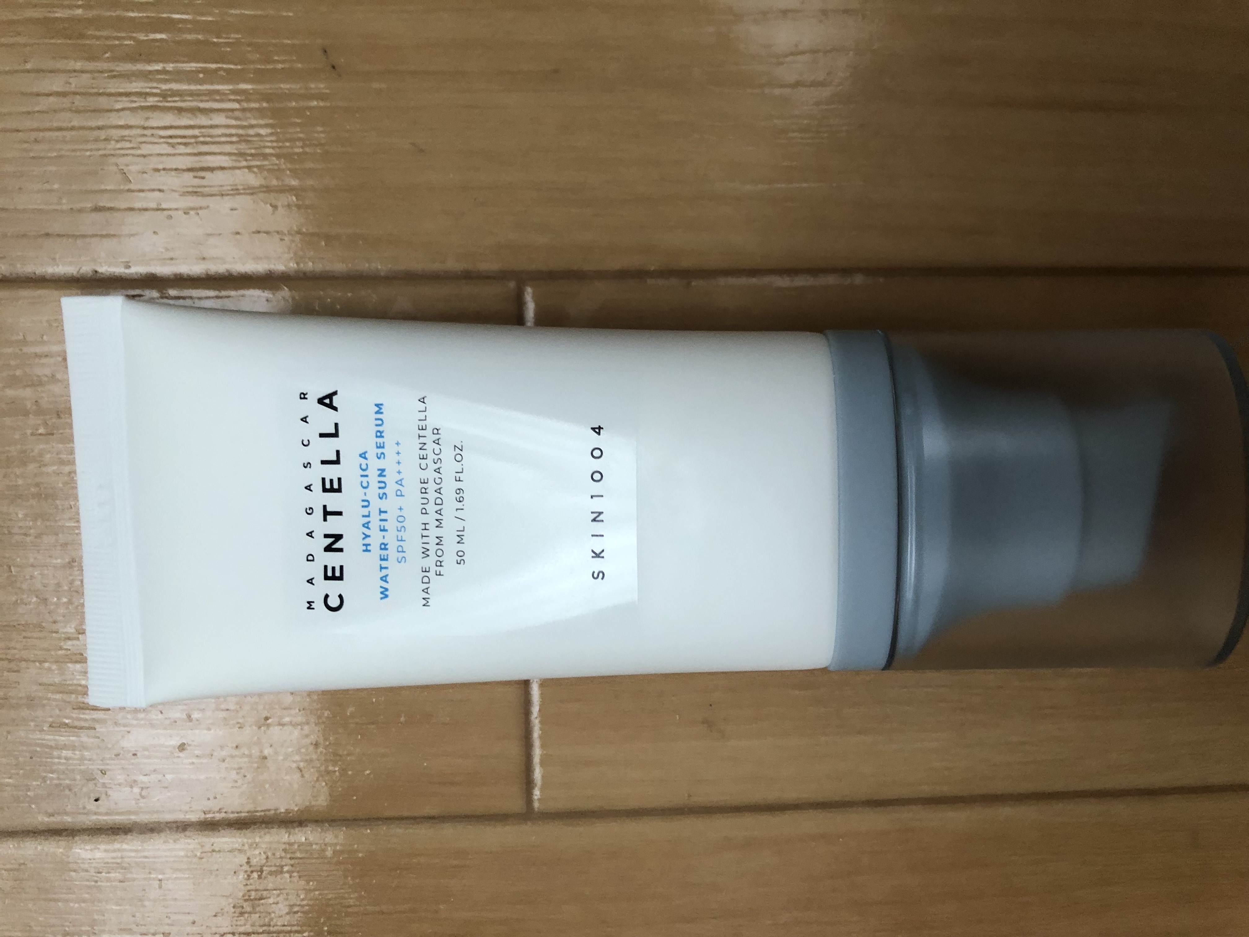 ヒアルーシカ ウォーターフィット サンセラム/SKIN1004/日焼け止めローションを使ったクチコミ（1枚目）