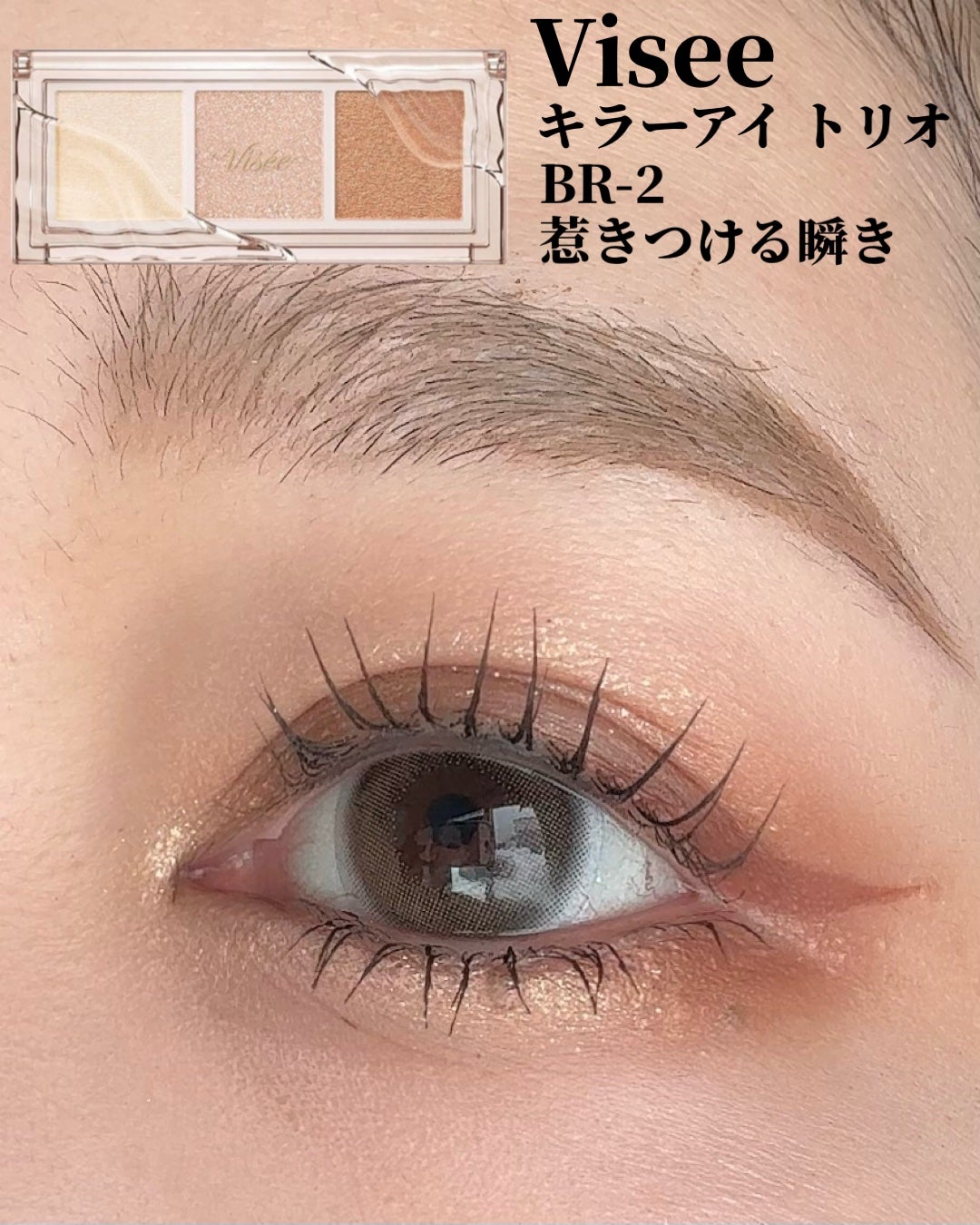キラー アイ トリオ/Visée/アイシャドウパレットを使ったクチコミ(1枚目)
