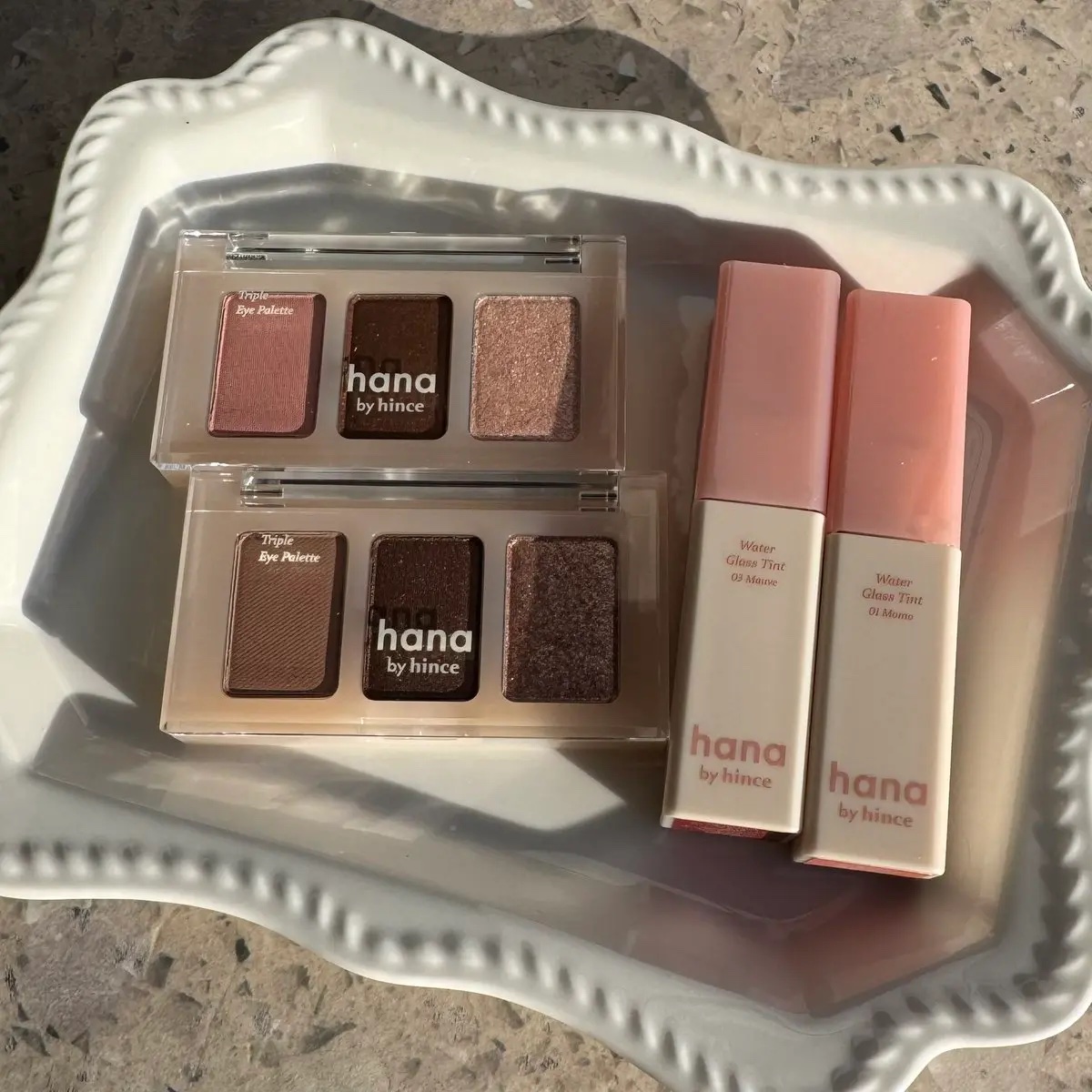 トリプルアイパレット/hana by hince/アイシャドウパレットを使ったクチコミ（1枚目）