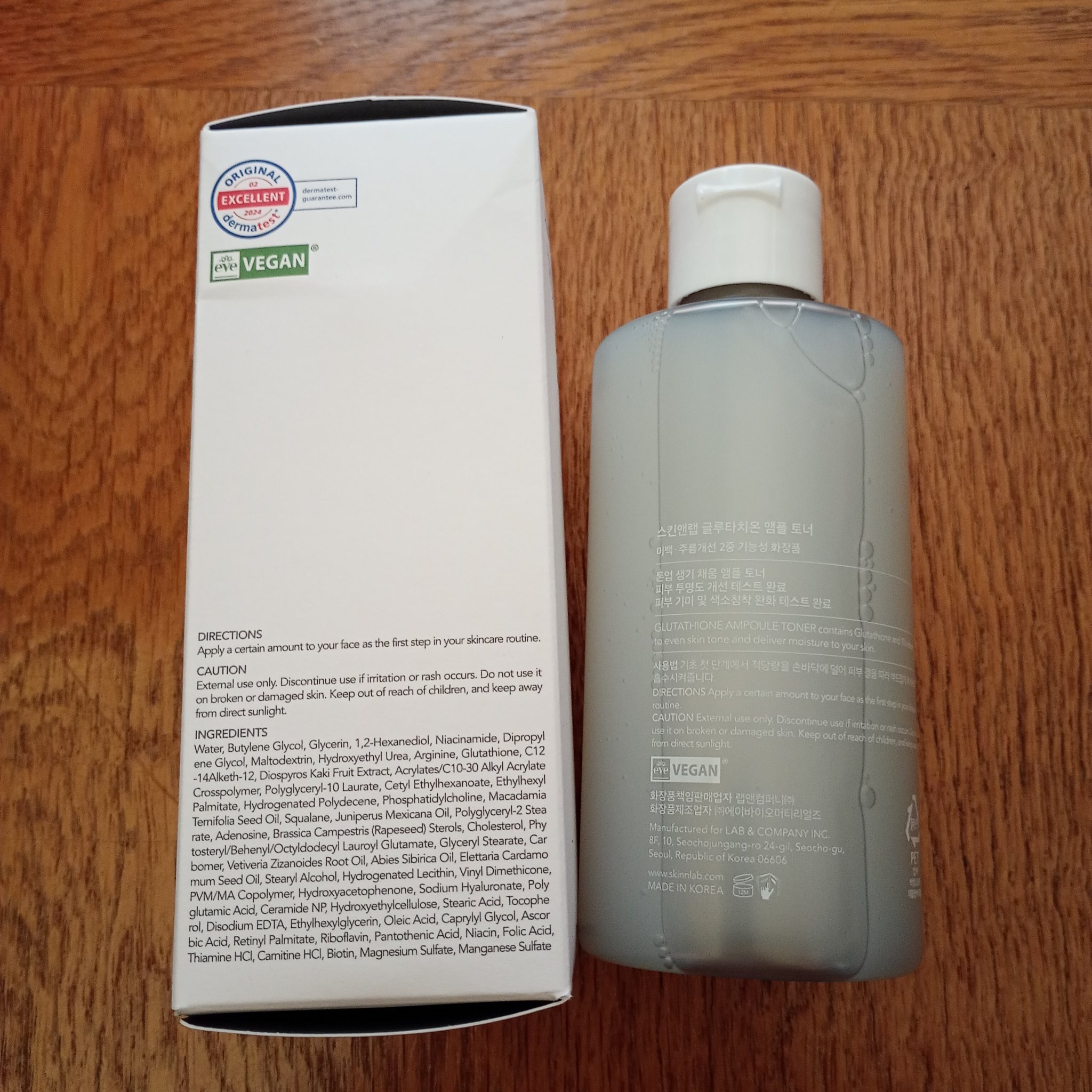 グルタチオンアンプルトナー/SKIN&LAB/化粧水を使ったクチコミ（3枚目）