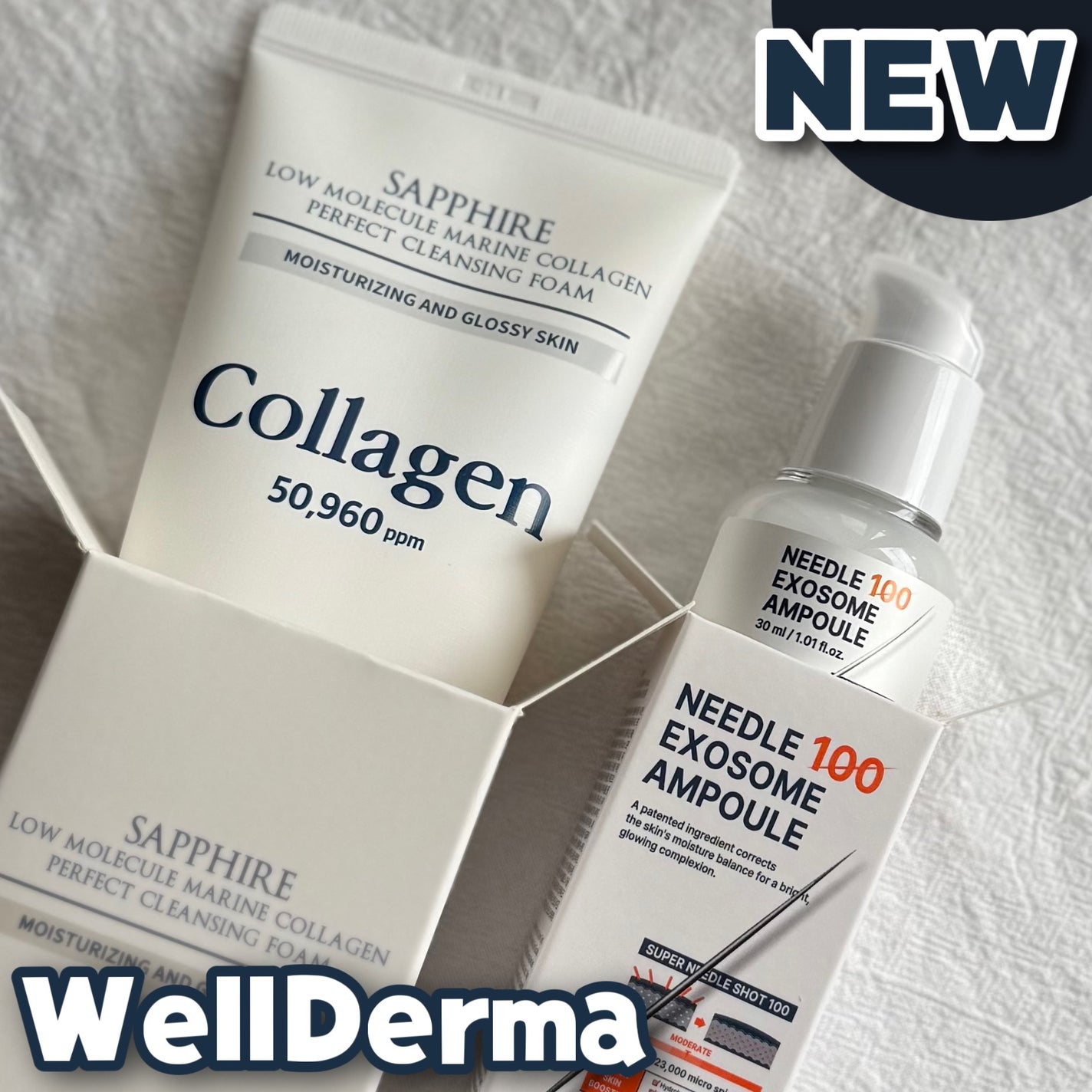 サファイアマリンコラーゲン洗顔フォーム/WellDerma/洗顔フォームを使ったクチコミ(1枚目)