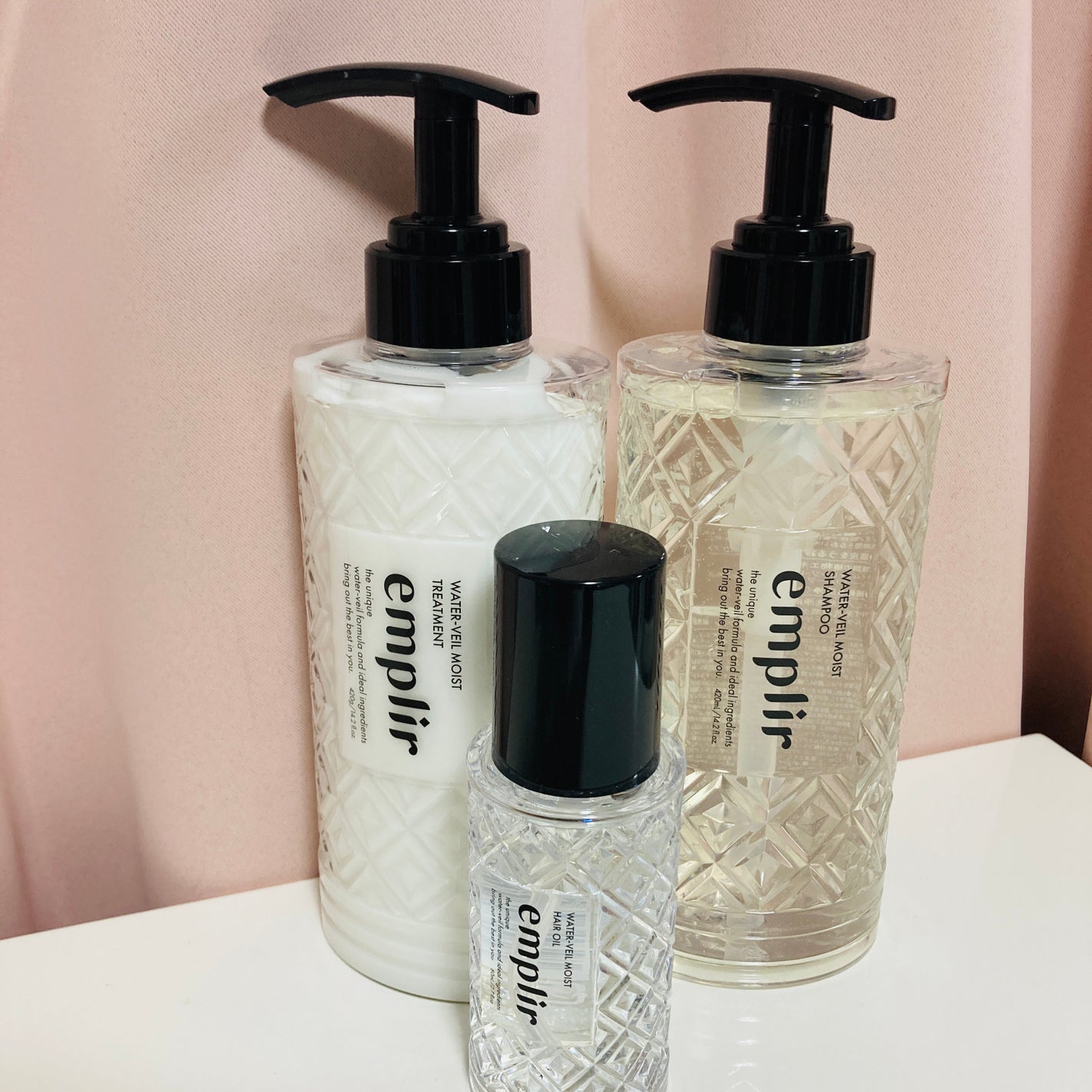 ウォーターベール モイストシャンプー/トリートメント/emplir/市販シャンプーを使ったクチコミ(1枚目)