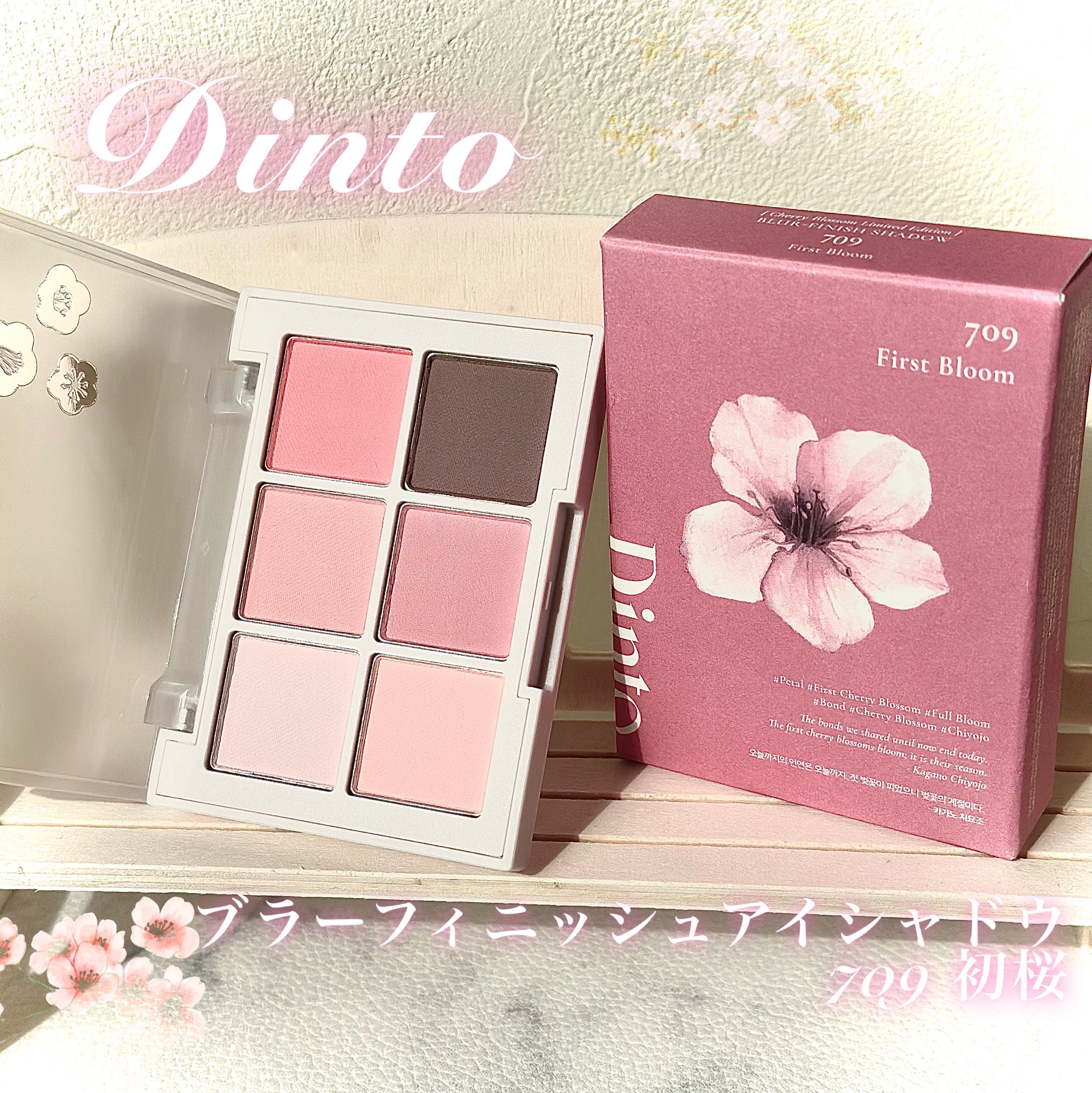 ブラーフィニシュシャドウパレット/Dinto/アイシャドウパレットを使ったクチコミ（2枚目）