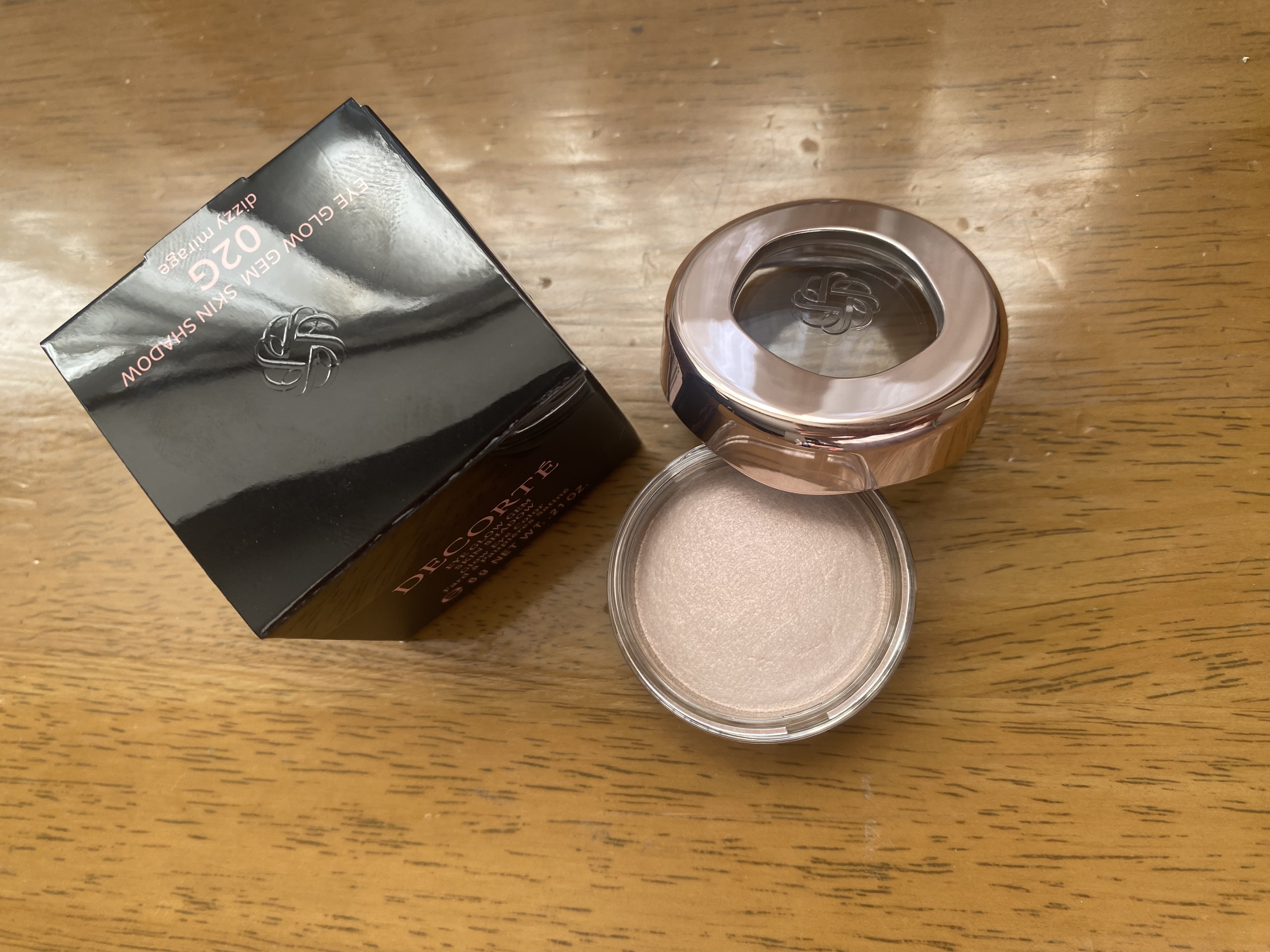 アイグロウジェム スキンシャドウ 02G dizzy mirage/DECORTÉ/ジェル・クリームアイシャドウを使ったクチコミ（1枚目）