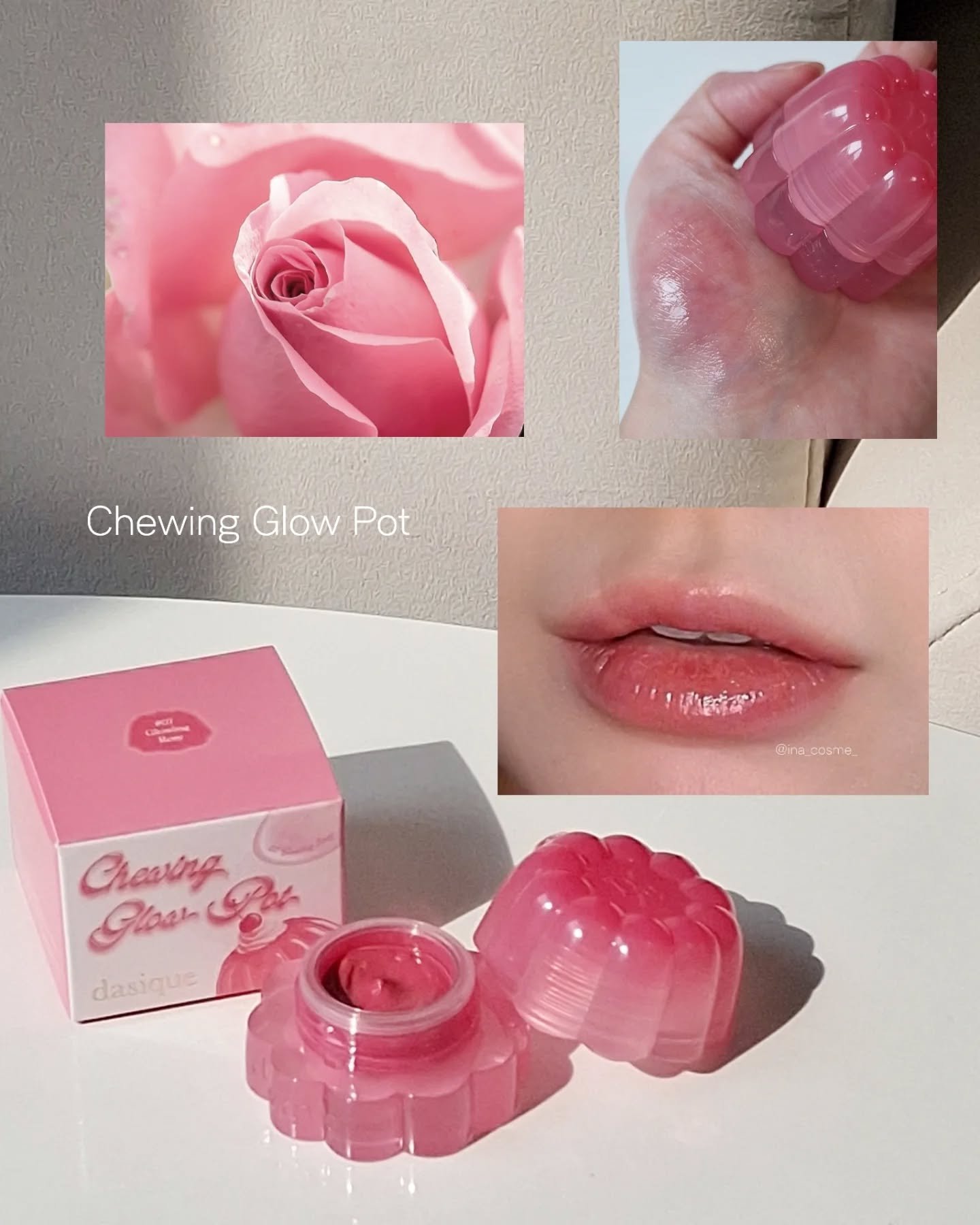 チューインググロウポット/dasique/口紅を使ったクチコミ（1枚目）