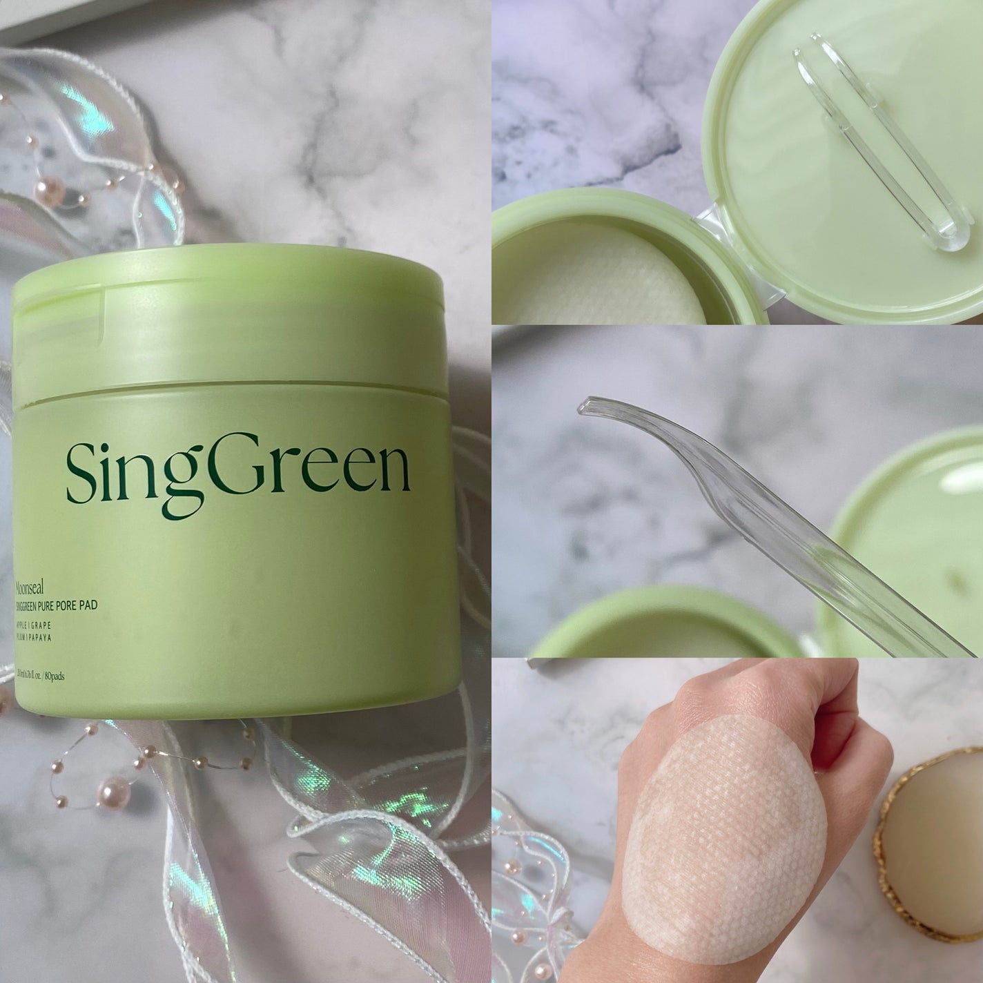 シンググリーンピュアポア クレンジングフォーム/Moonseal/クレンジングクリームを使ったクチコミ(4枚目)