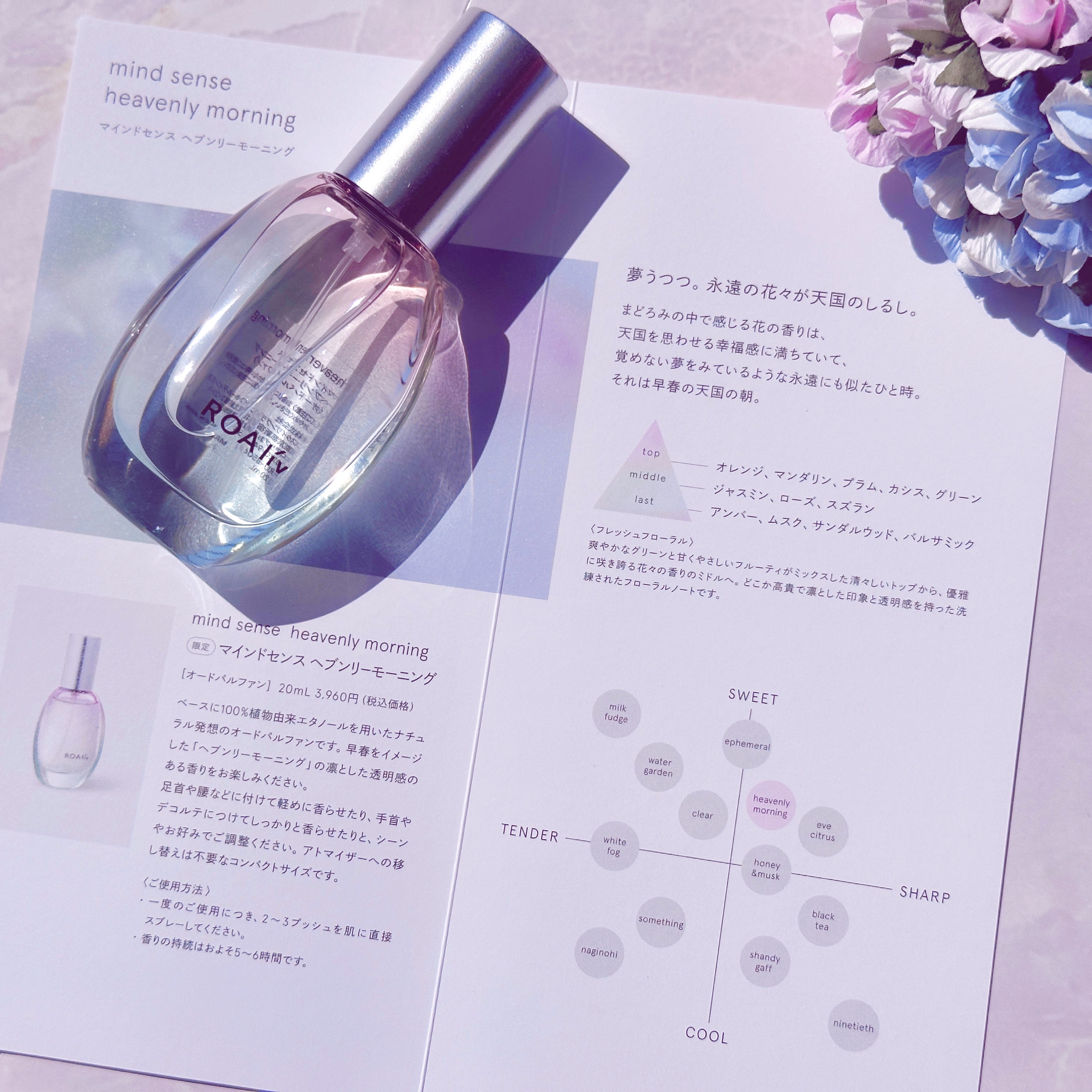 マインドセンス ヘブンリーモーニング/ROAlív/香水(その他)を使ったクチコミ（2枚目）