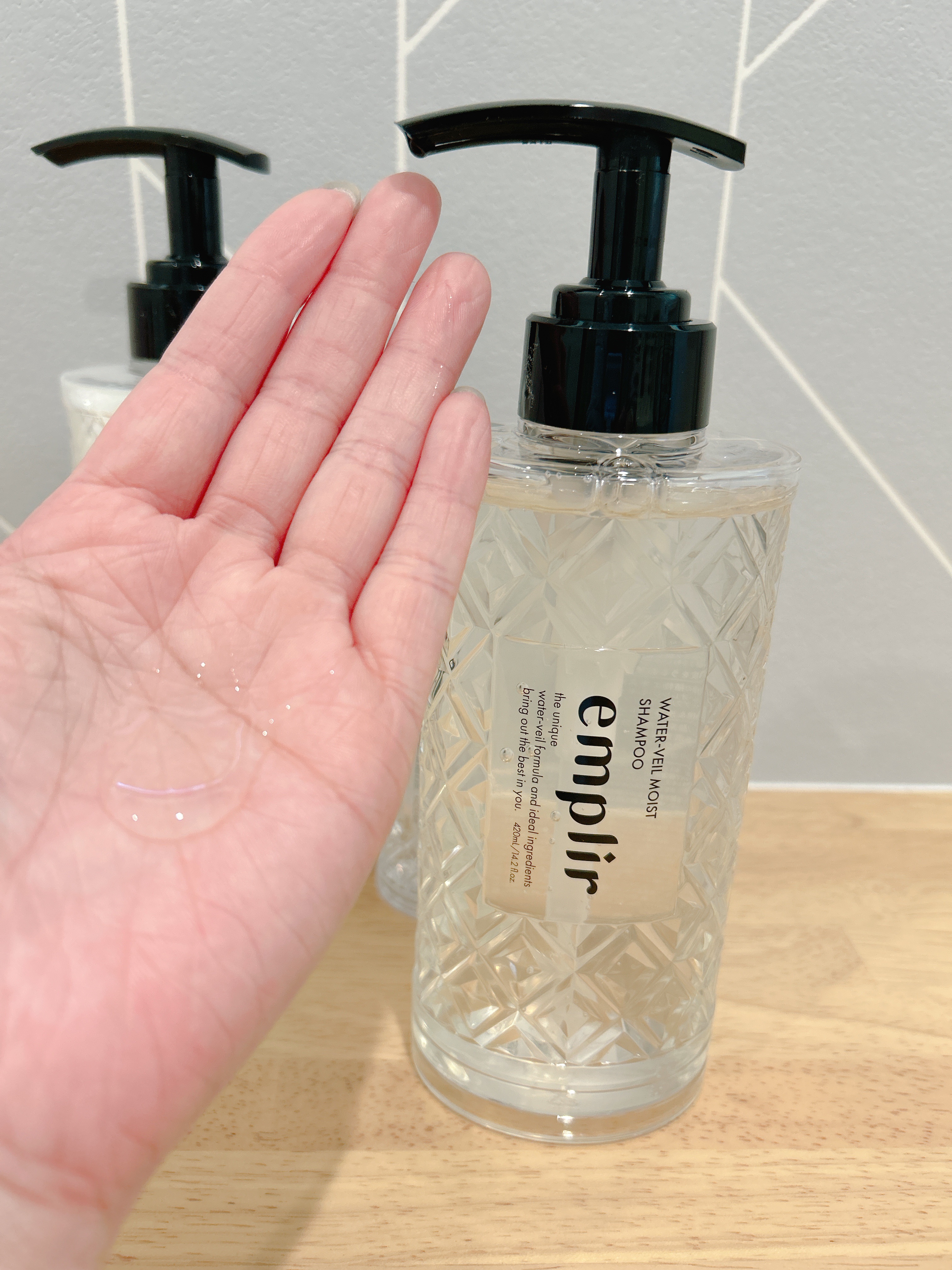 ウォーターベール　モイストシャンプー／トリートメント/emplir/市販シャンプーを使ったクチコミ（2枚目）