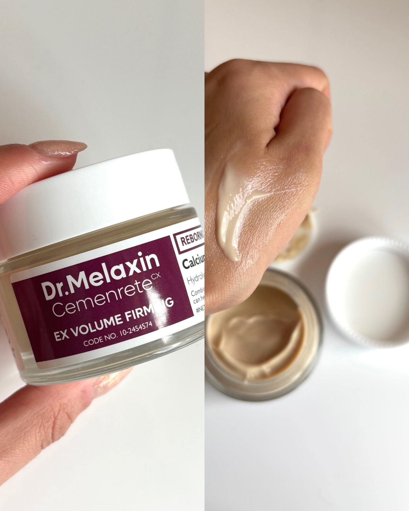 Cemenrete Calcium Intense Cream/Dr.Melaxin/フェイスクリームを使ったクチコミ(2枚目)