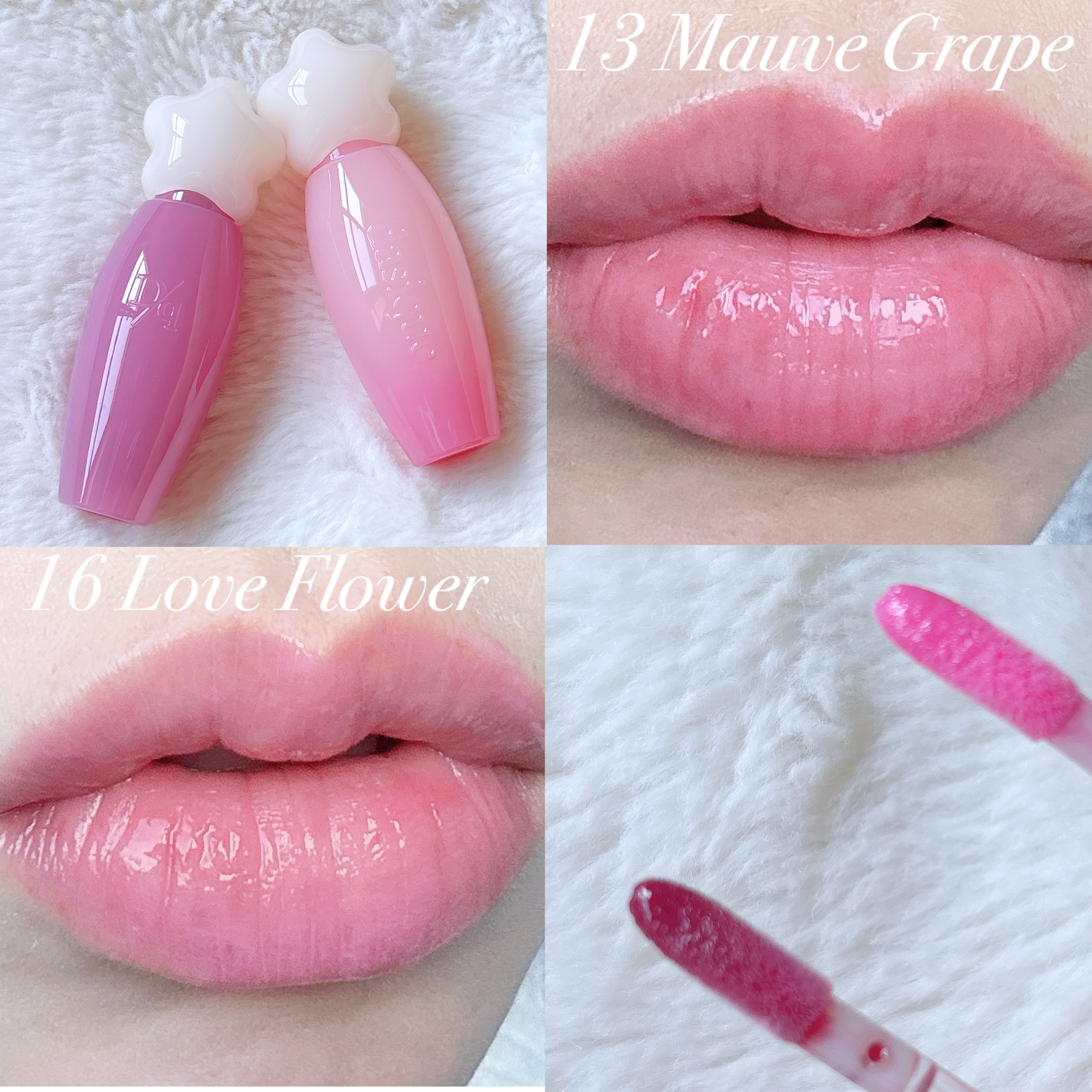 ピュアウォーターリップグロス/dasique/リップグロスを使ったクチコミ（2枚目）