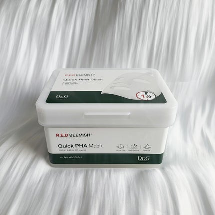 レッドブレミッシュクイックPHAシートマスク/Dr.G/シートマスク・パックを使ったクチコミ(1枚目)