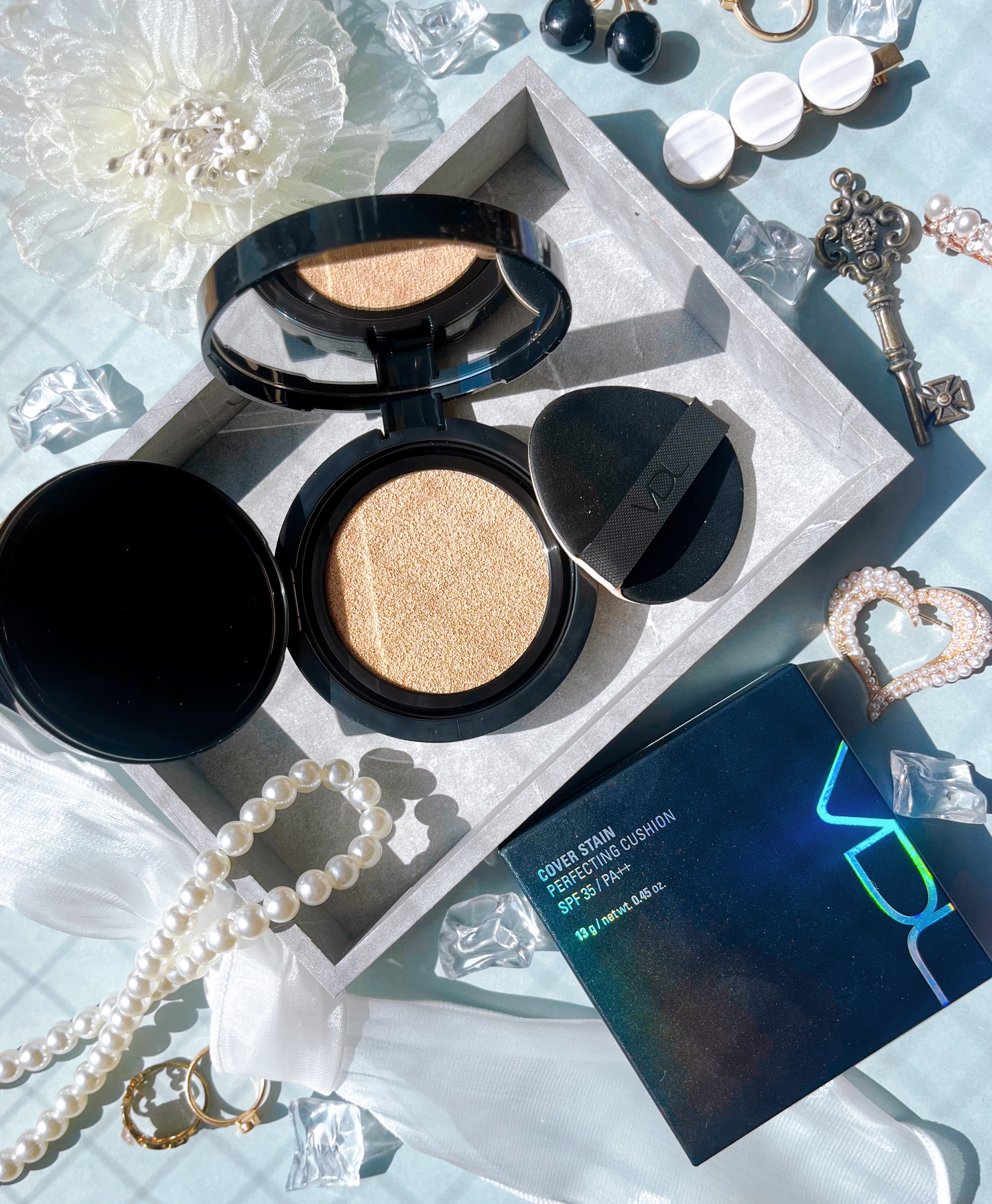 カバーステイン パーフェクティング クッション ファンデーション/VDL/クッションファンデーションを使ったクチコミ（2枚目）