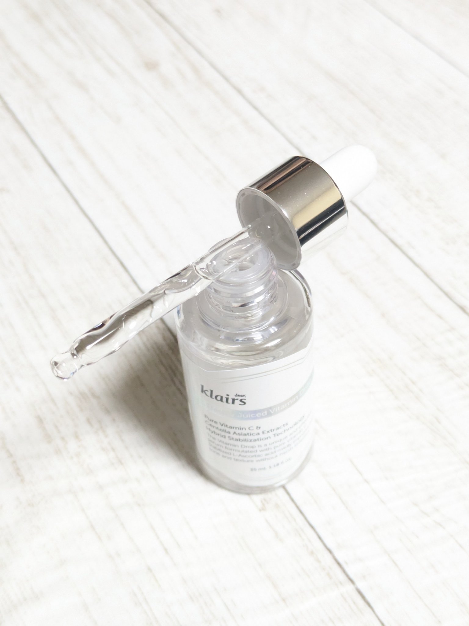 フレッシュリージュースドビタミンドロップ(35ml)/Klairs/美容液を使ったクチコミ（3枚目）