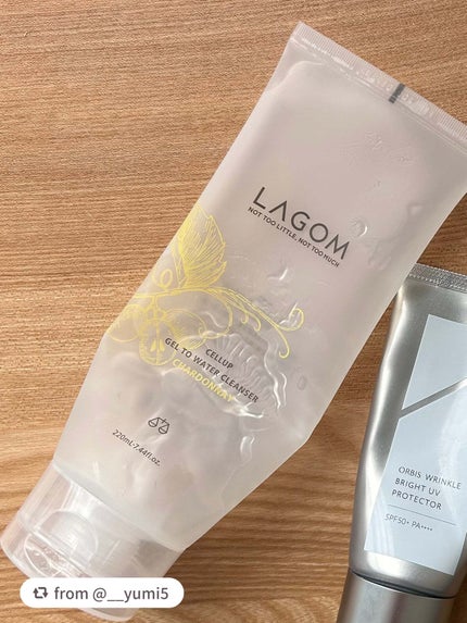 ラゴム ジェルトゥウォーター クレンザー(LV)(朝用洗顔)/LAGOM /その他洗顔料を使ったクチコミ(1枚目)
