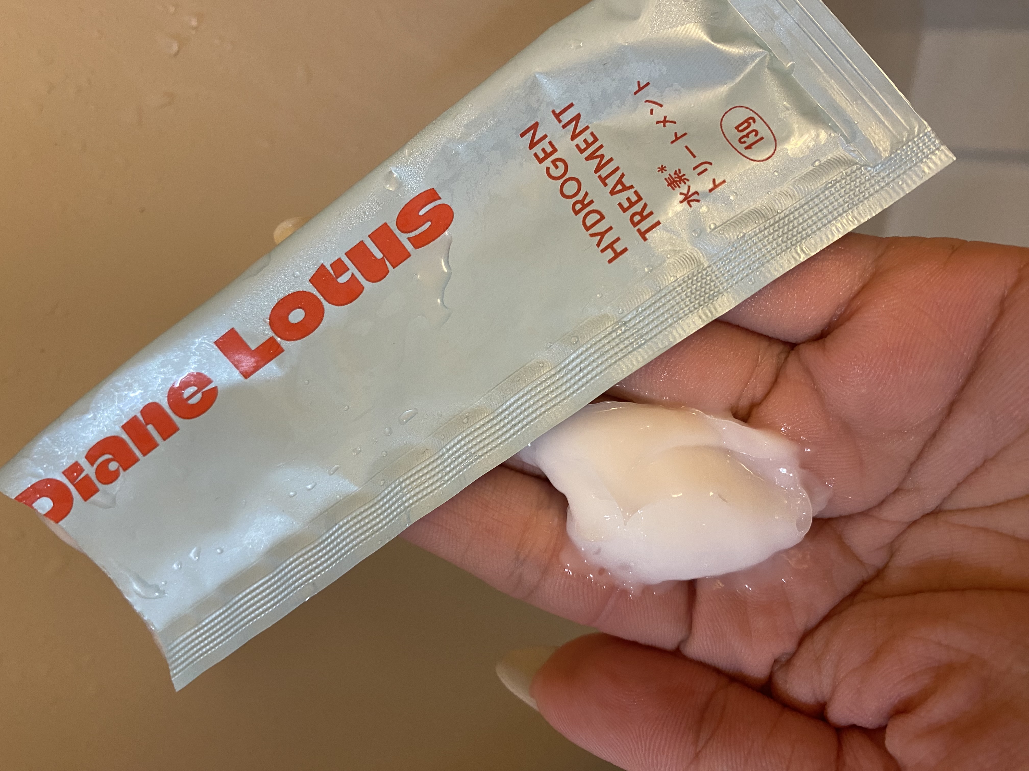 ロータス 水素トリートメント ティー＆シトラスの香り/ダイアン/洗い流すヘアトリートメントを使ったクチコミ（3枚目）