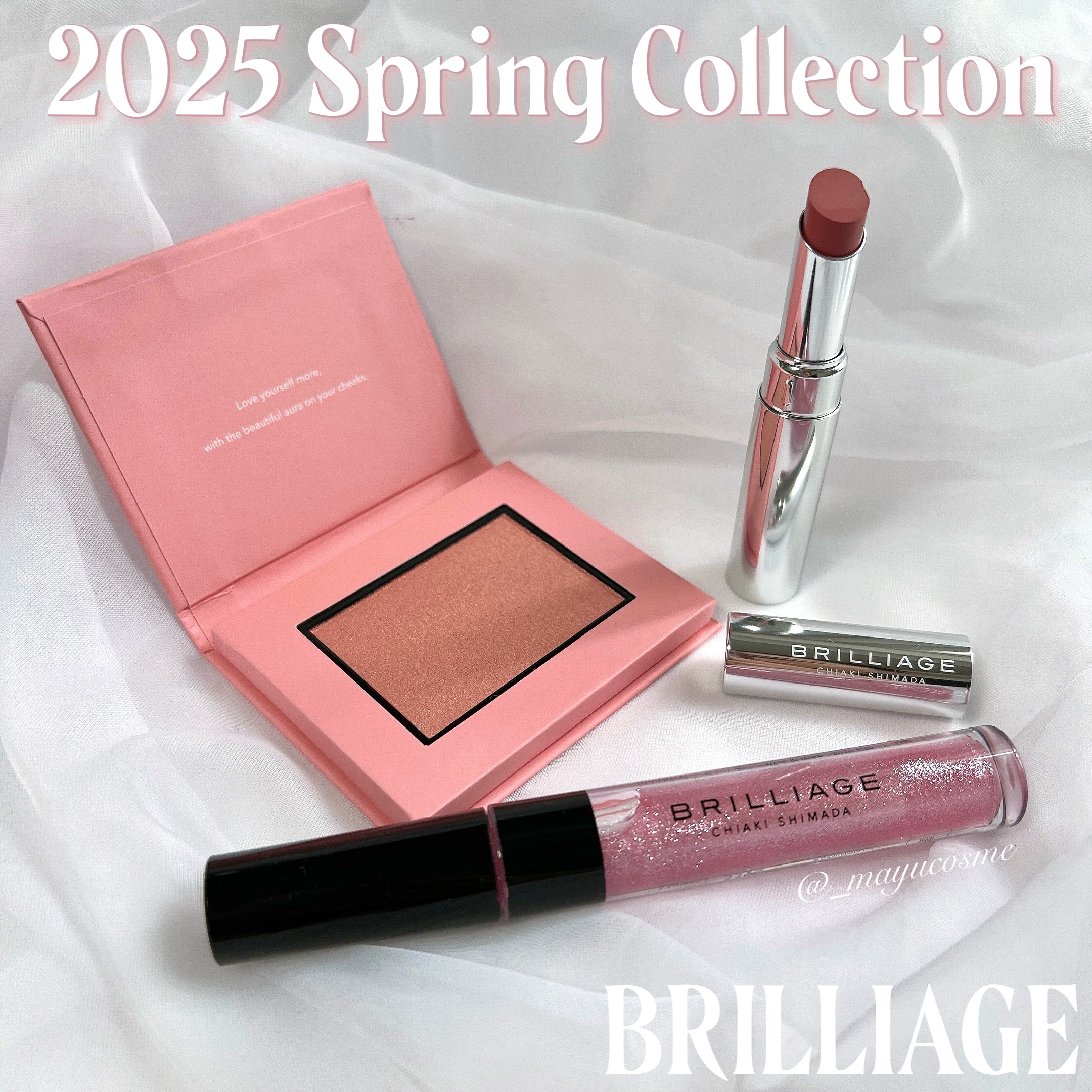 チークブラッシュ（グロウ）/ブリリアージュ/パウダーチークを使ったクチコミ（1枚目）