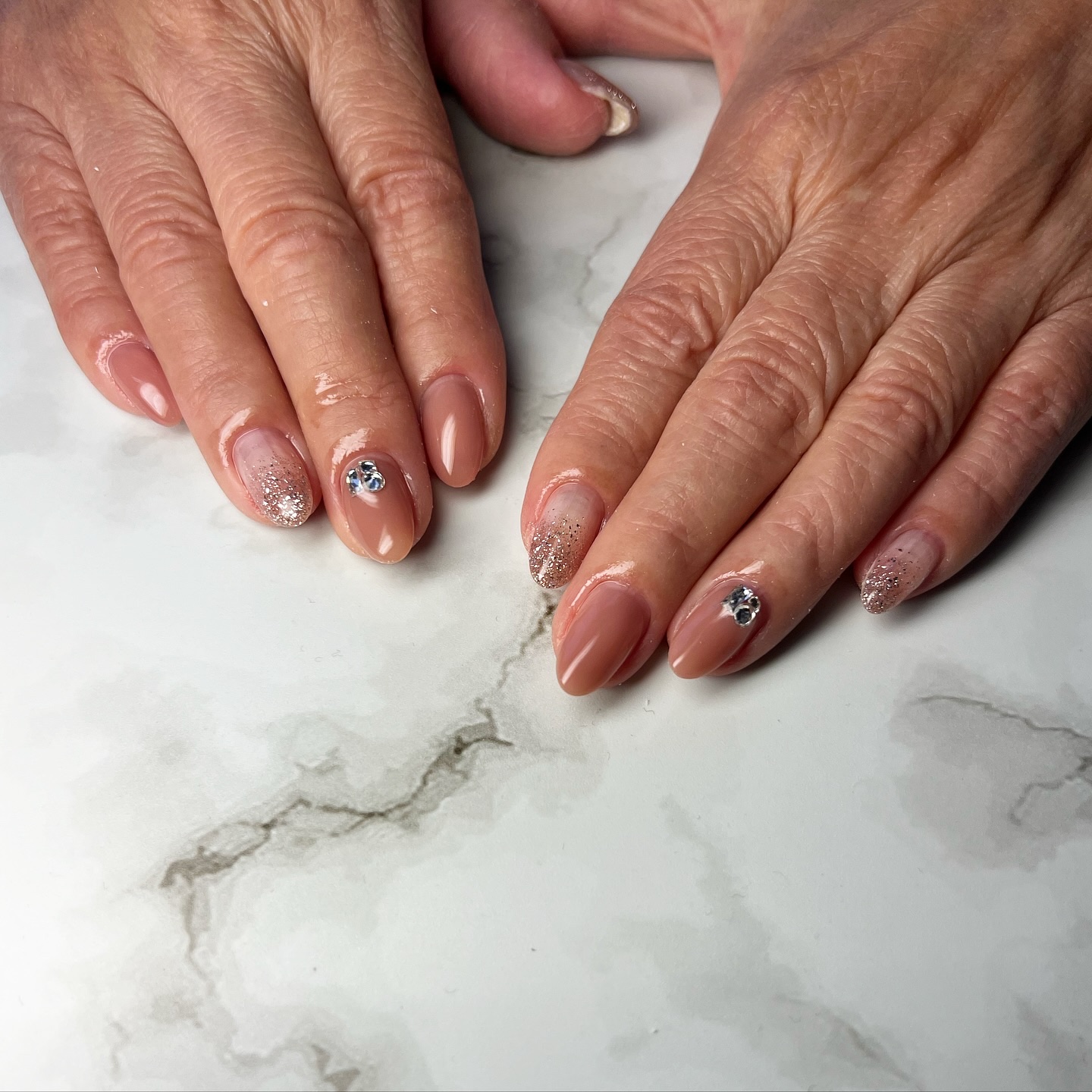 #ネイル,#ニュアンスネイル,#ジェルネイル,#ギャルネイル,#ネイル,#城陽ネイルのネイルデザイン