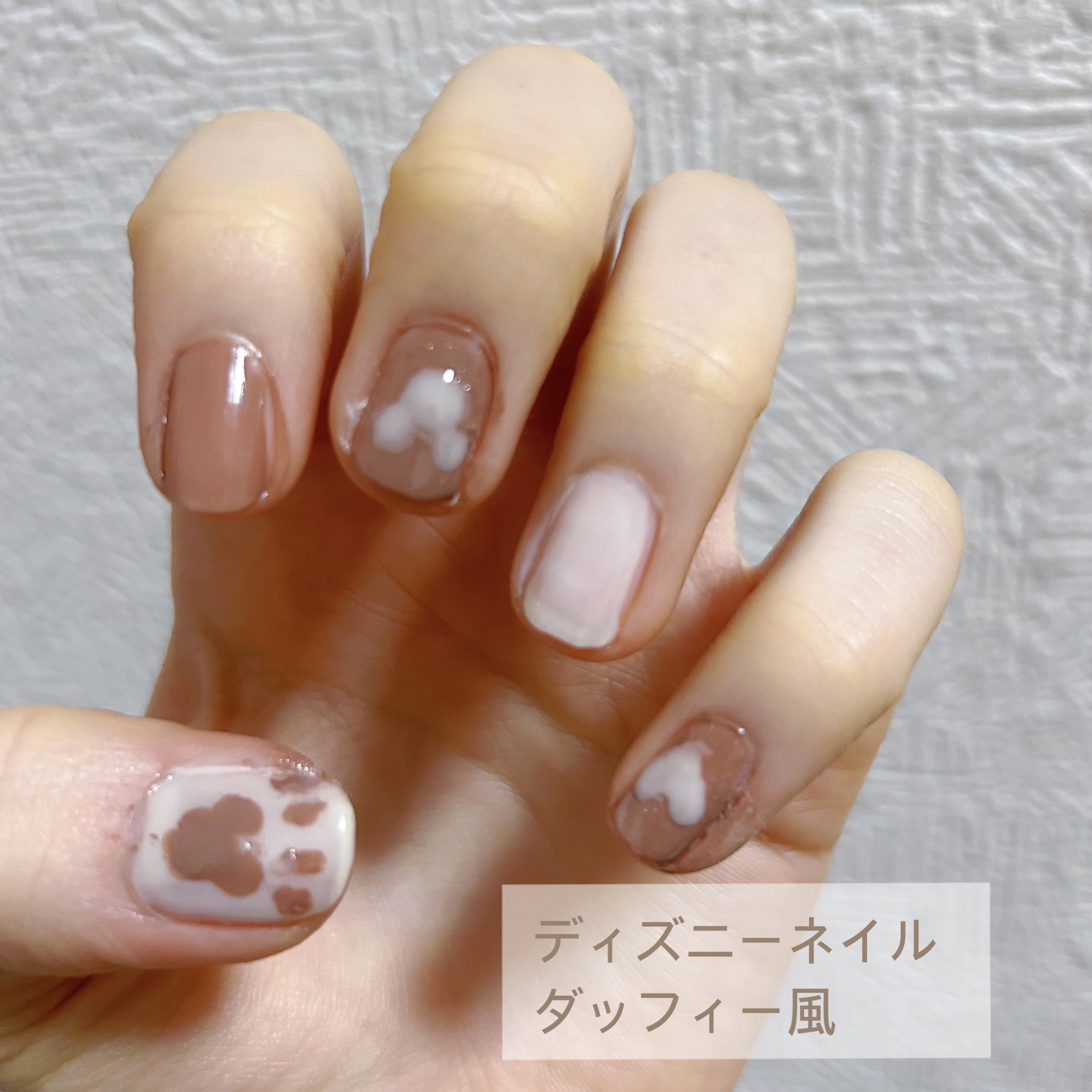 #ネイル,#ディズニーネイル,#セルフネイルのネイルデザイン