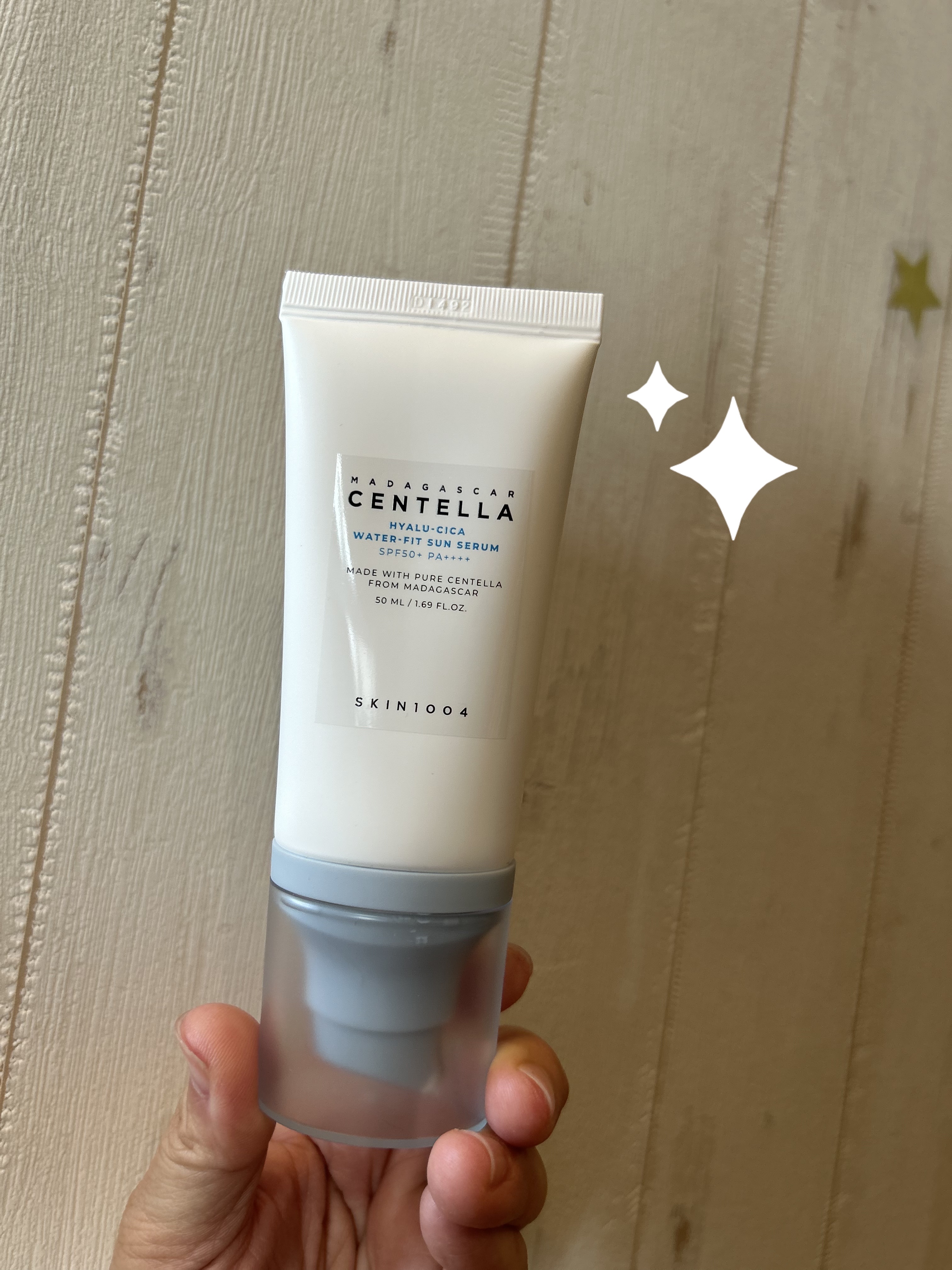 ヒアルーシカ ウォーターフィット サンセラム/SKIN1004/日焼け止めローションを使ったクチコミ（2枚目）
