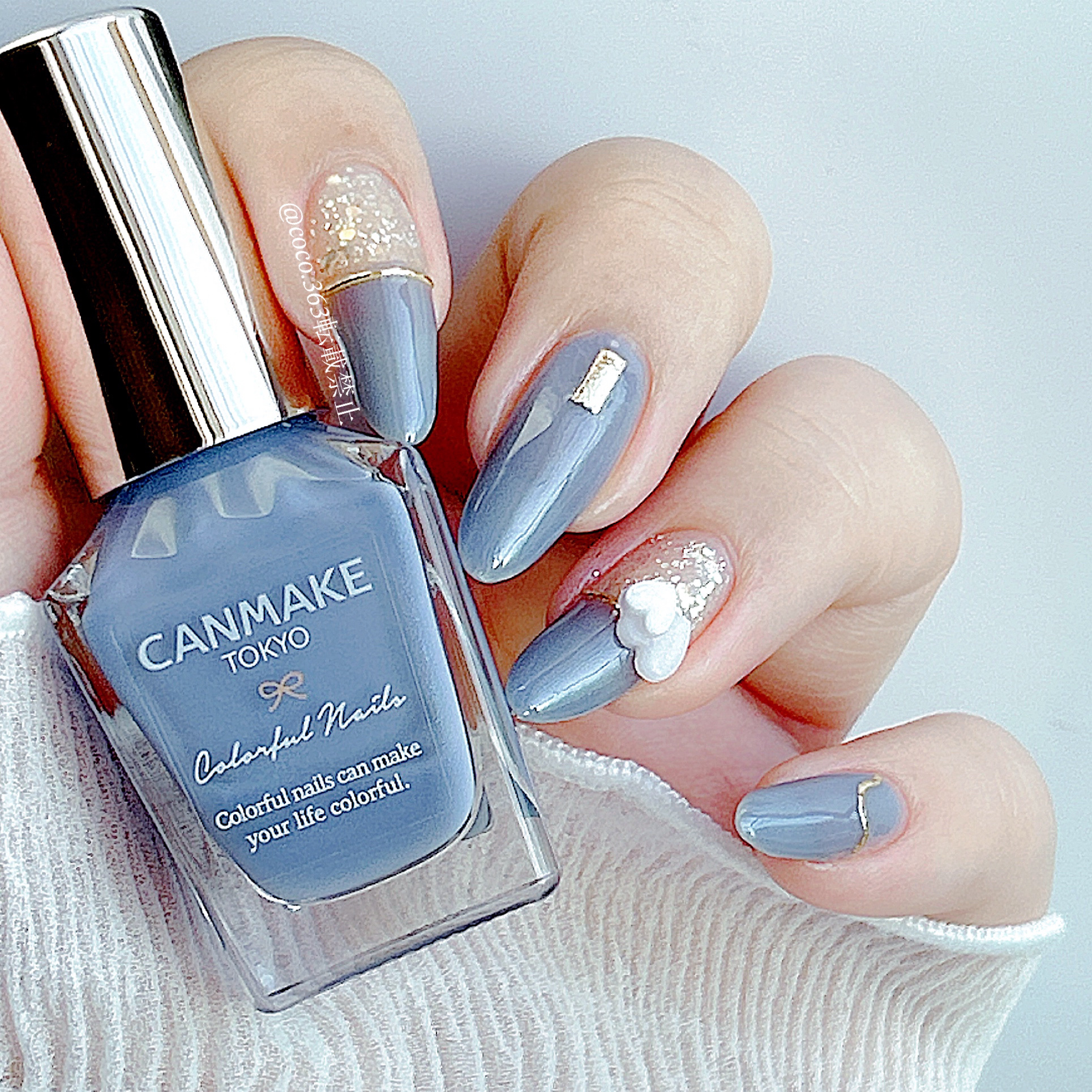 カラフルネイルズ/キャンメイク/マニキュアを使ったクチコミ（3枚目）