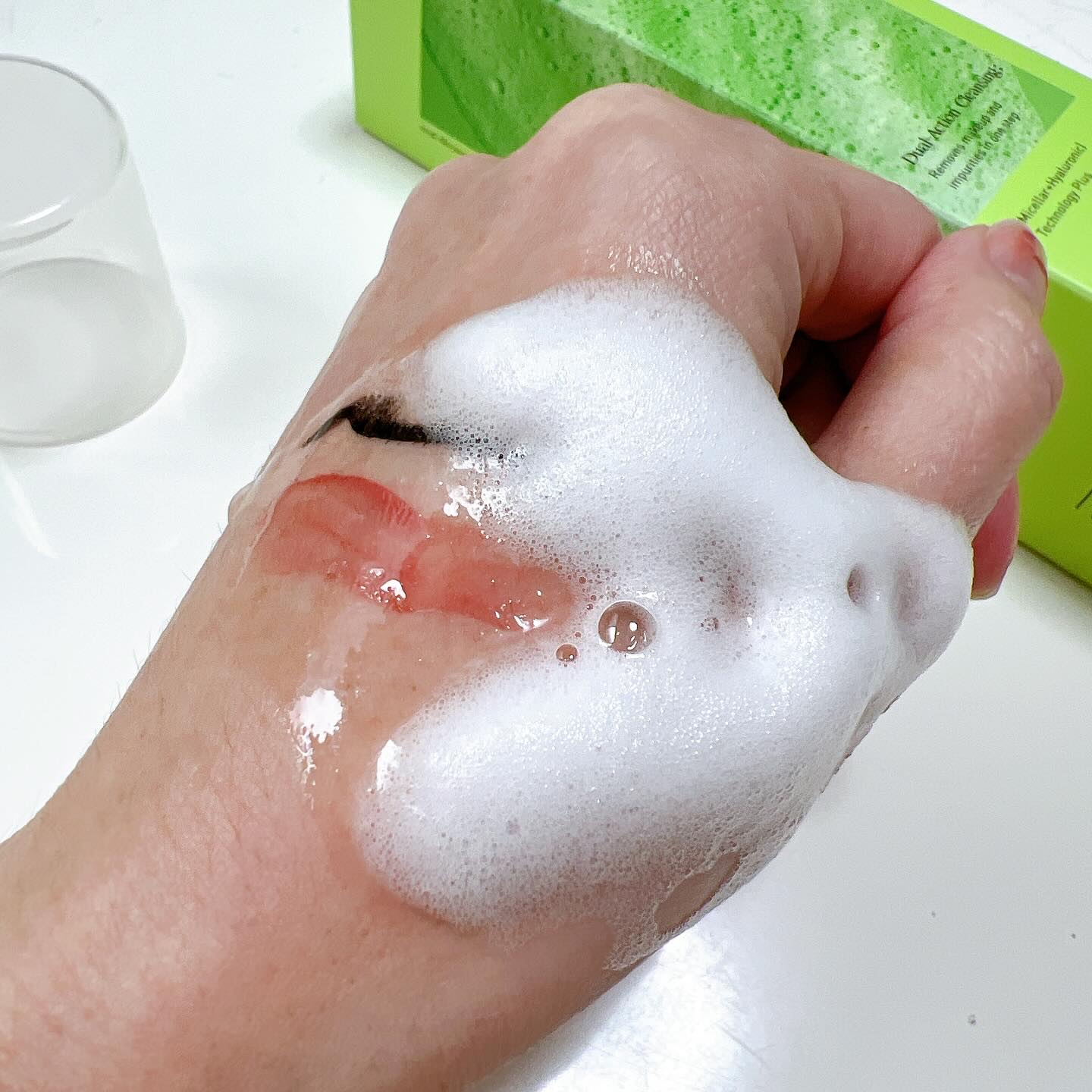 メルティングエアバブルクレンザー/17Hours/その他洗顔料を使ったクチコミ（3枚目）