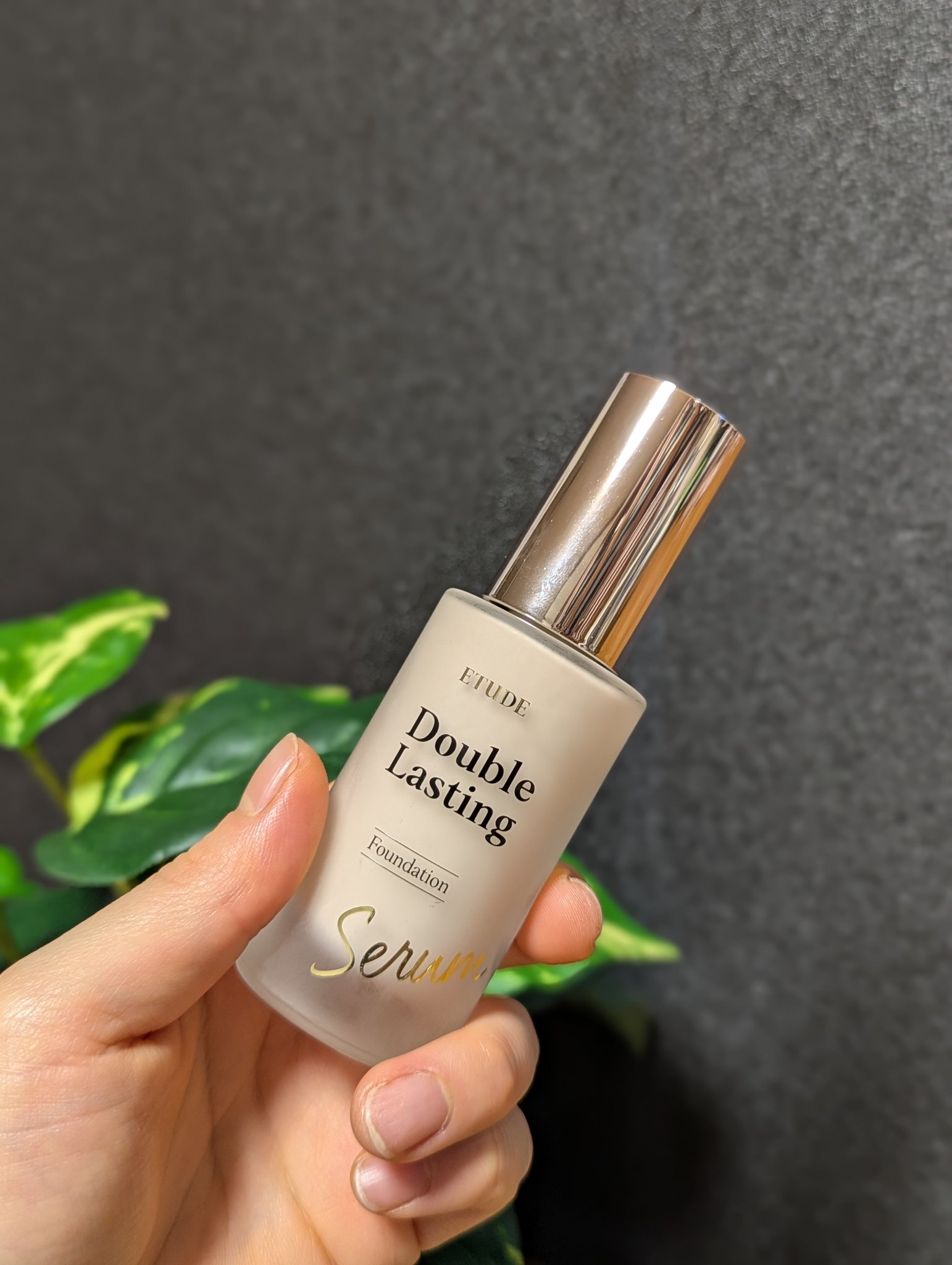 ダブルラスティング　セラムスキンファンデーション/ETUDE/リキッドファンデーションを使ったクチコミ（1枚目）