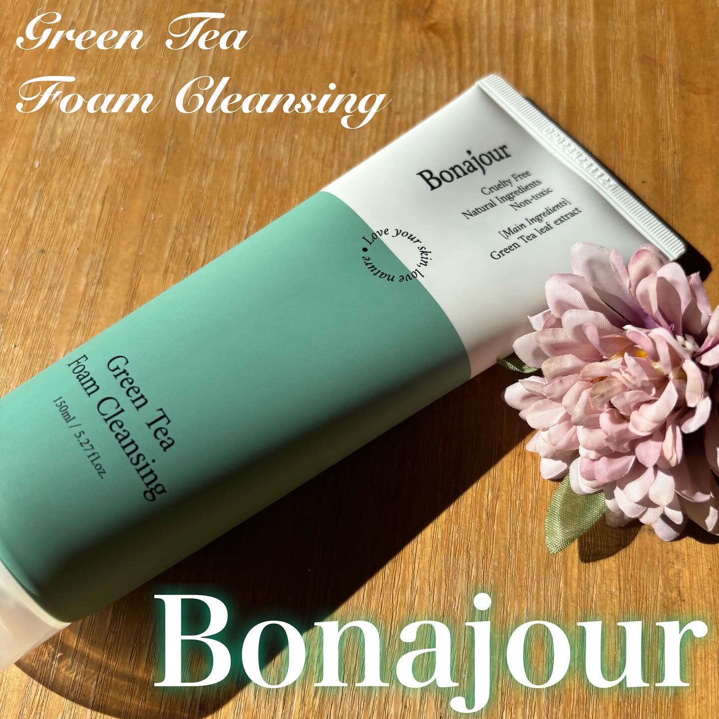 グリーンティーフォームクレンジング/Bonajour/クレンジングクリームを使ったクチコミ（1枚目）