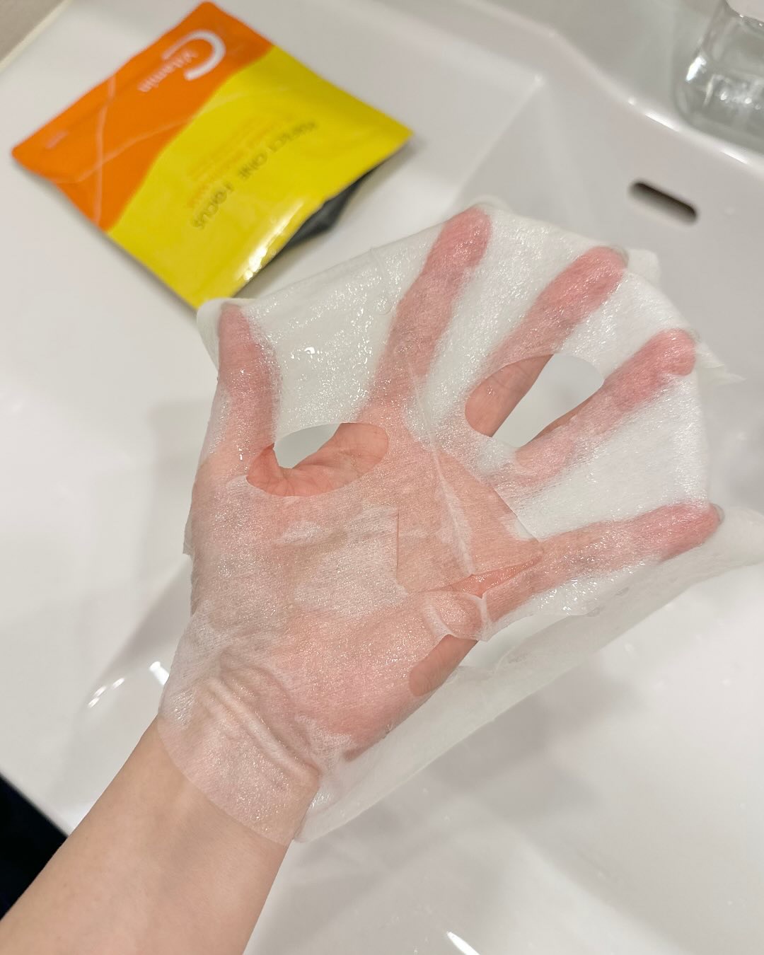 VCチャージ スムースマスク/PERFECT ONE  FOCUS/シートマスク・パックを使ったクチコミ（3枚目）