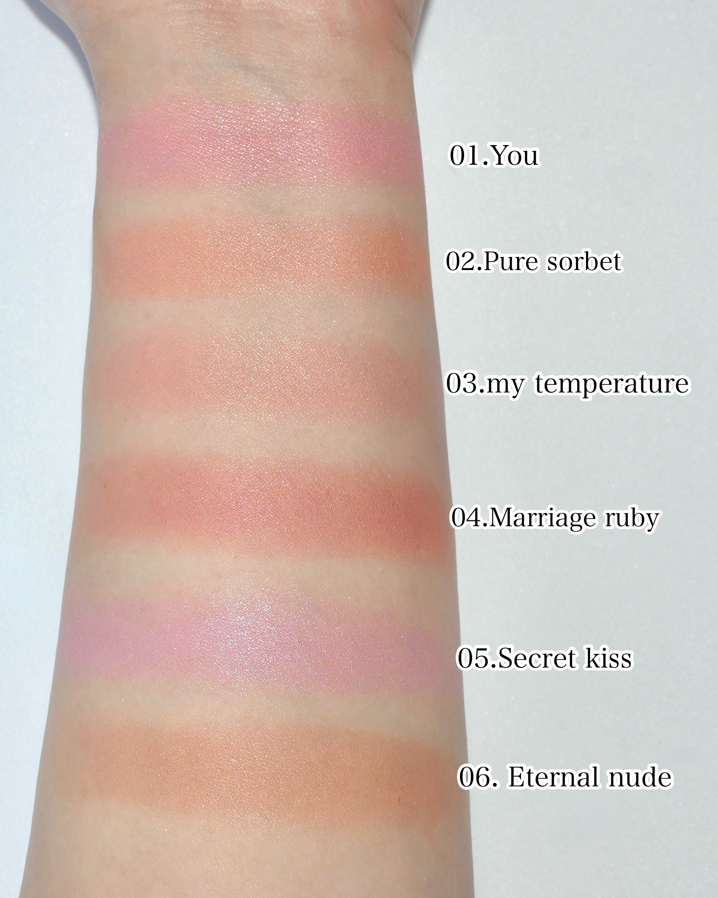 Enamor メロウメルティングチーク 01 05 06 メロウメルティングチーク01 You – Enamor